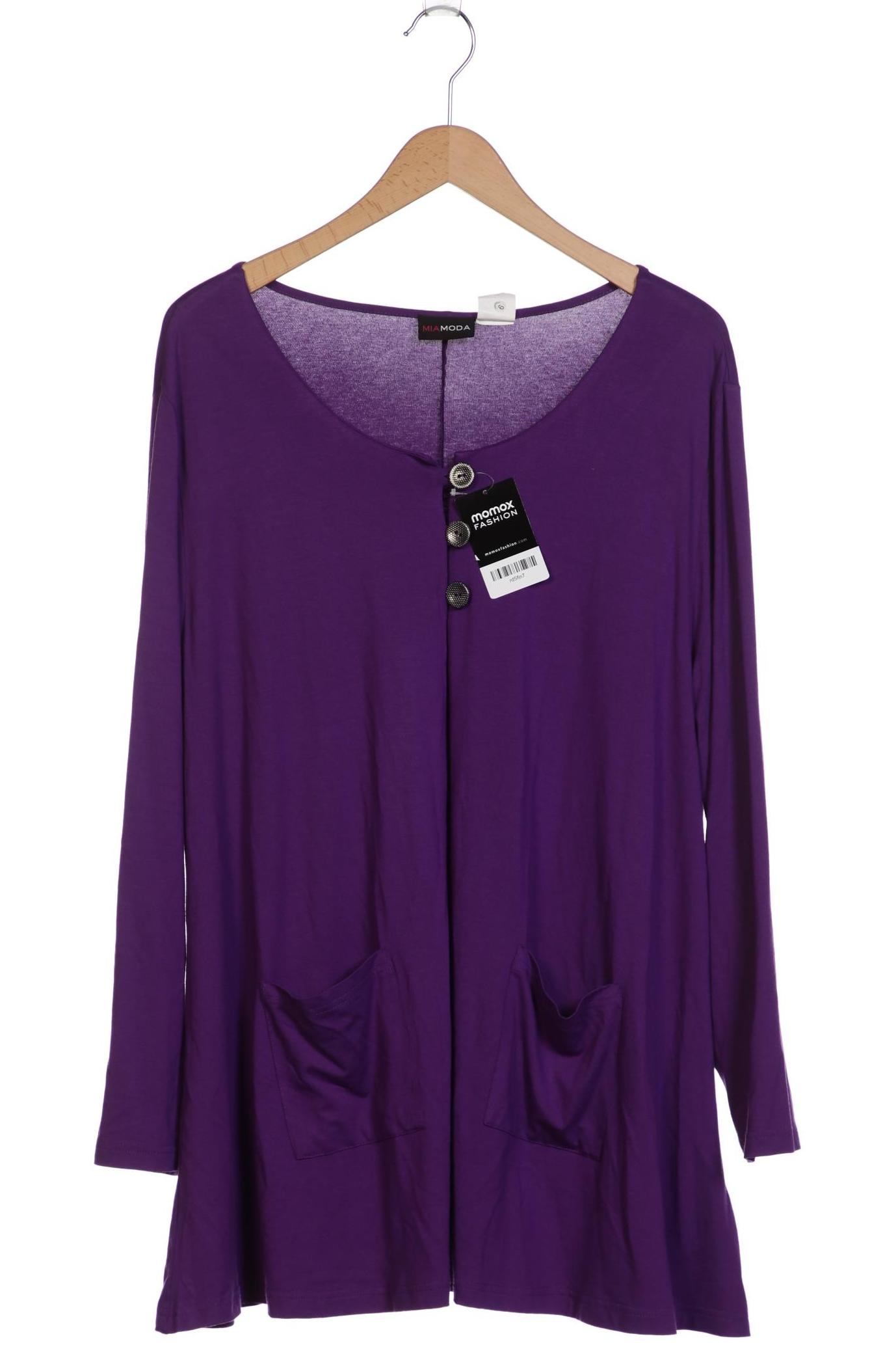 

Miamoda Damen Strickjacke, flieder, Gr. 50