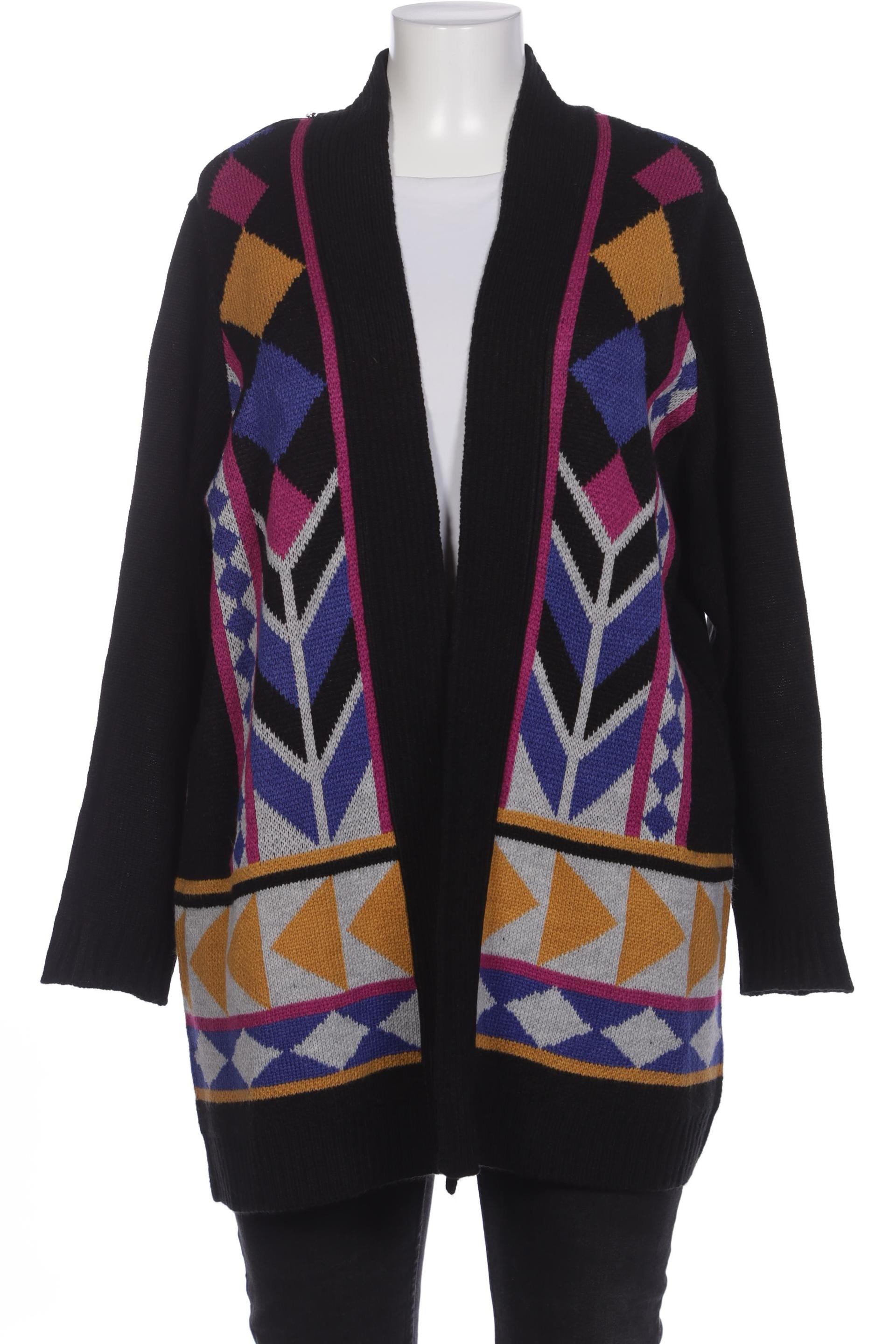 

Miamoda Damen Strickjacke, schwarz, Gr. 52