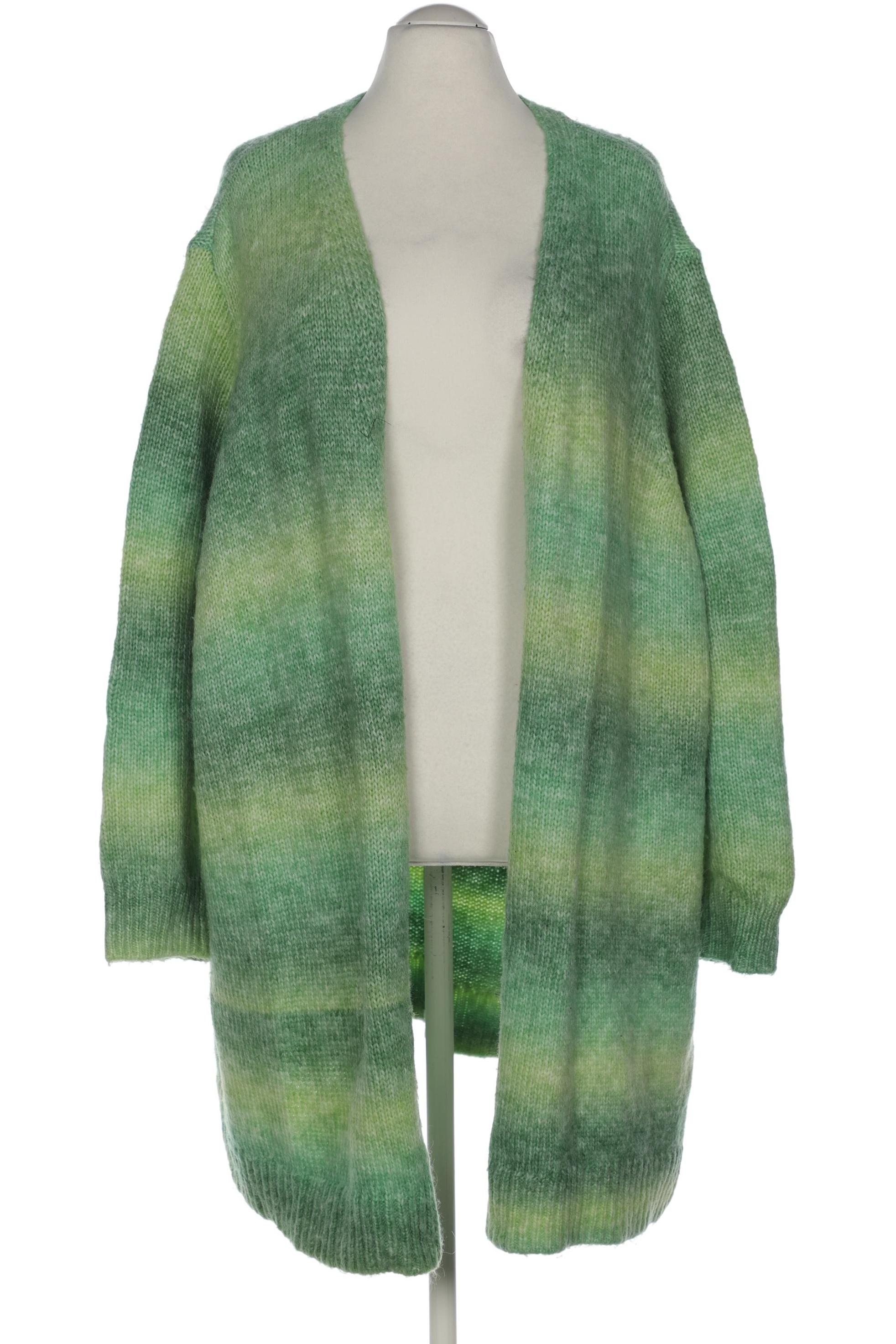 

Miamoda Damen Strickjacke, grün, Gr. 58