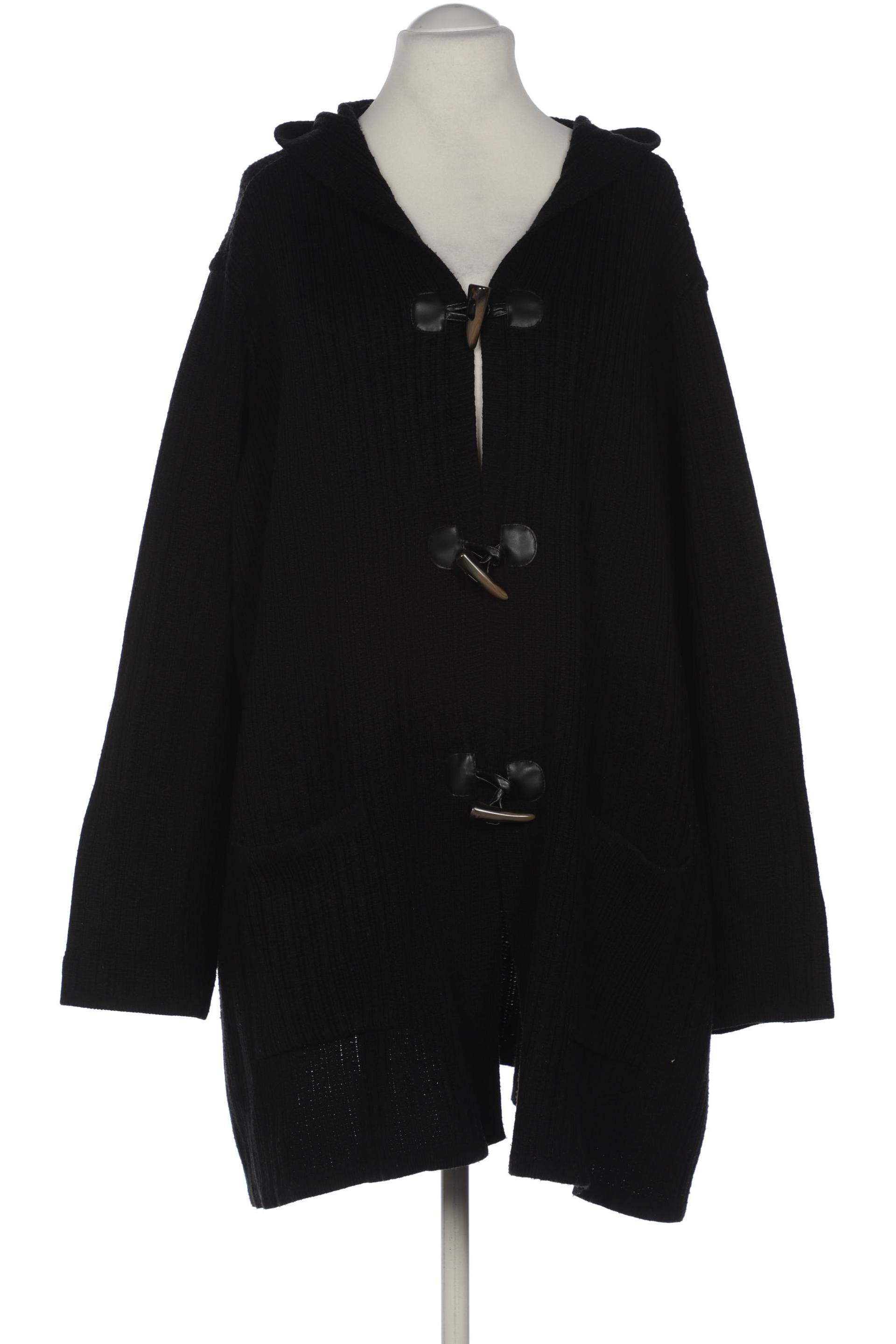 

Miamoda Damen Strickjacke, schwarz, Gr. 60