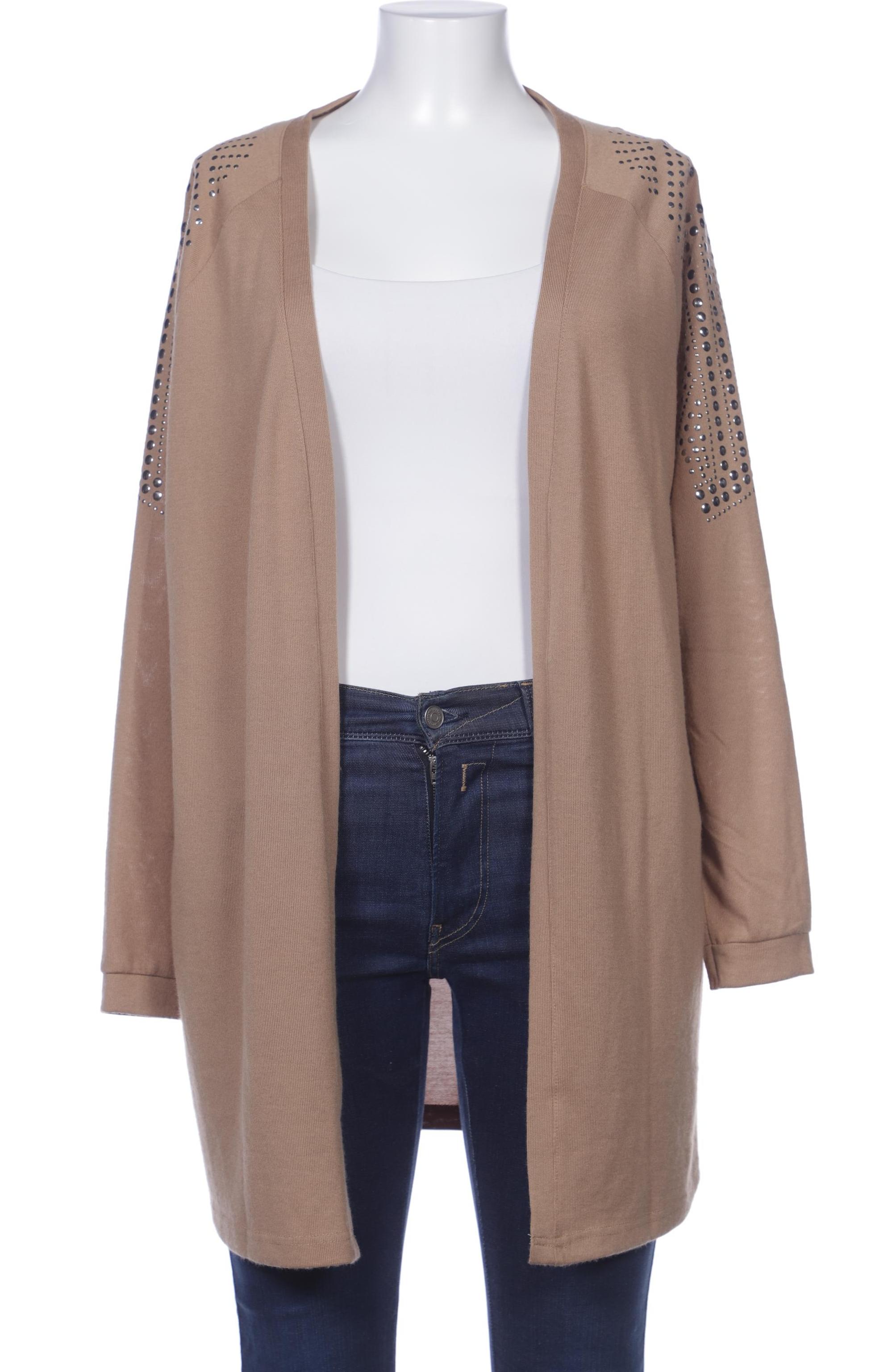 

Miamoda Damen Strickjacke, braun, Gr. 46