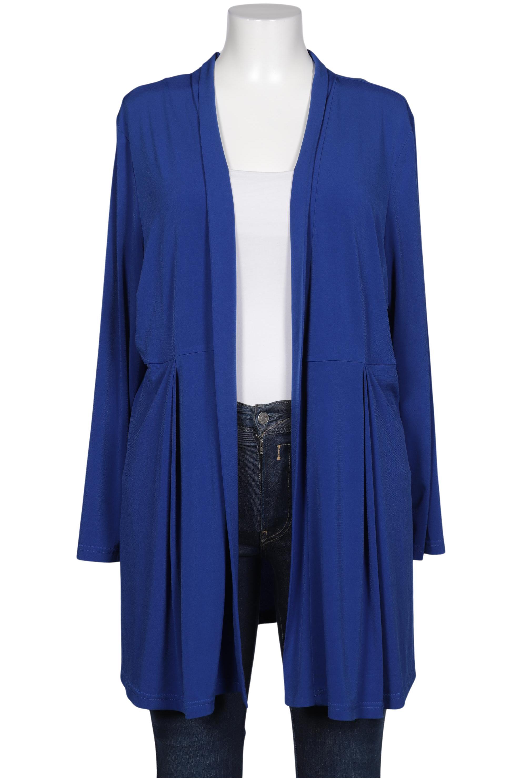 

Miamoda Damen Strickjacke, blau, Gr. 48