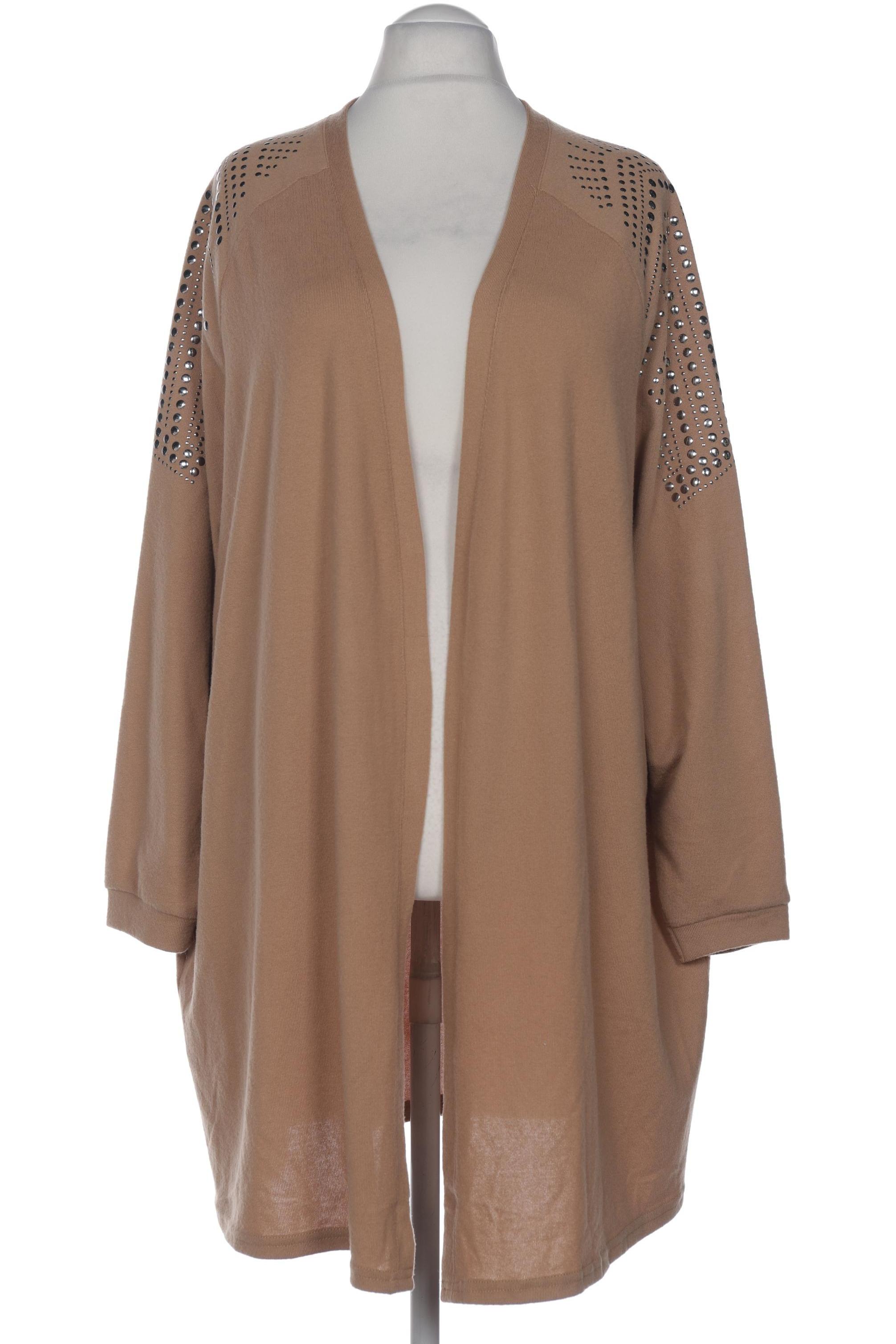 

Miamoda Damen Strickjacke, beige, Gr. 58