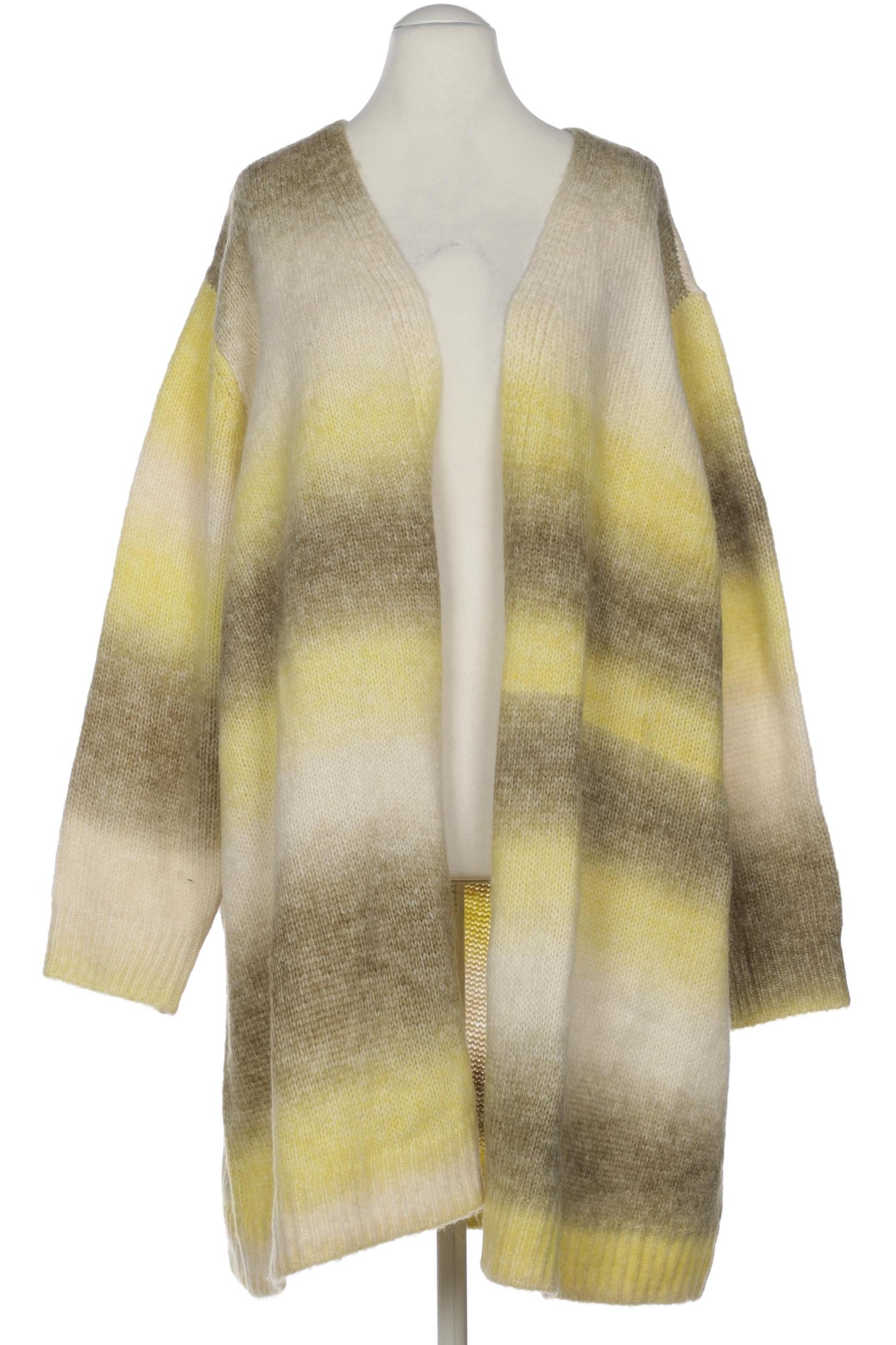 

Miamoda Damen Strickjacke, gelb, Gr. 60