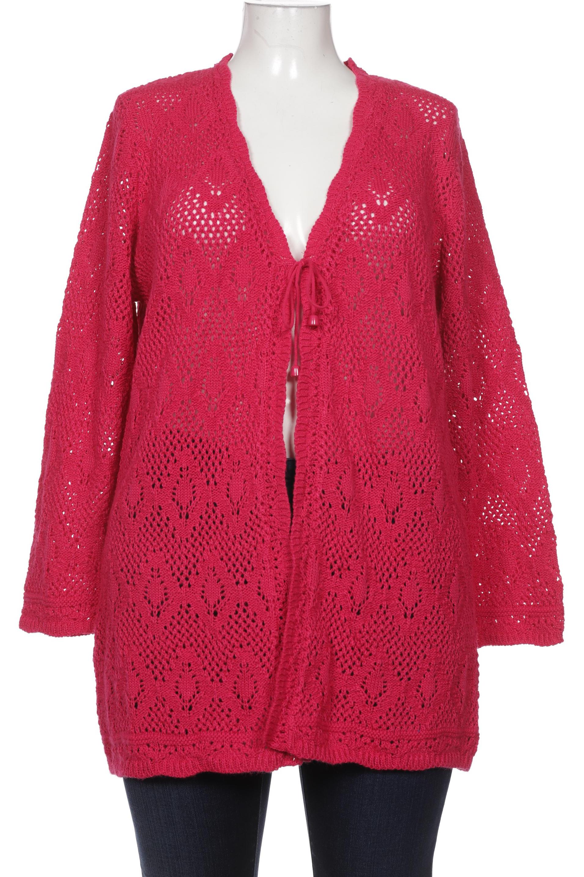 

Miamoda Damen Strickjacke, pink, Gr. 44