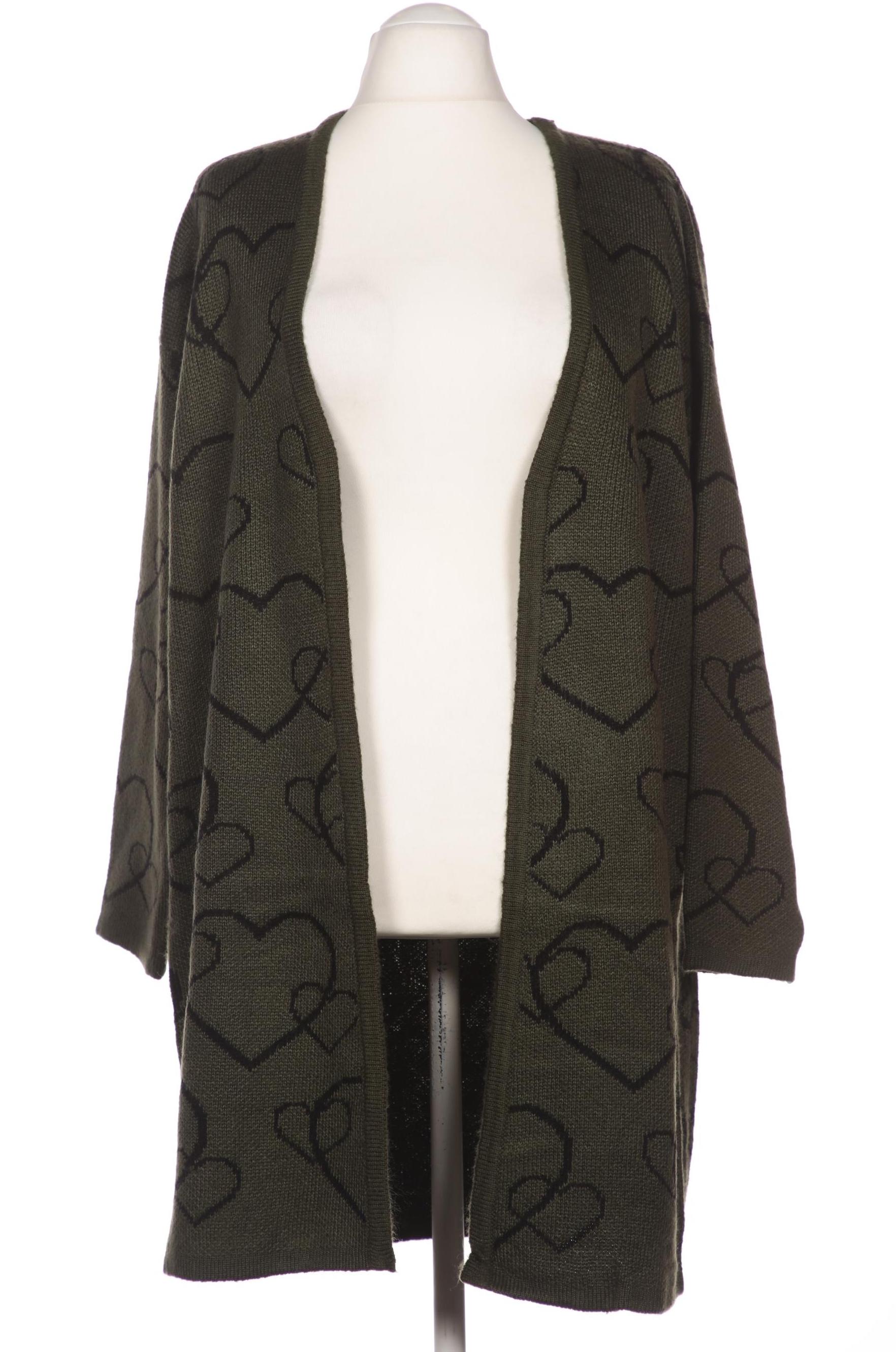 

Miamoda Damen Strickjacke, grün, Gr. 46