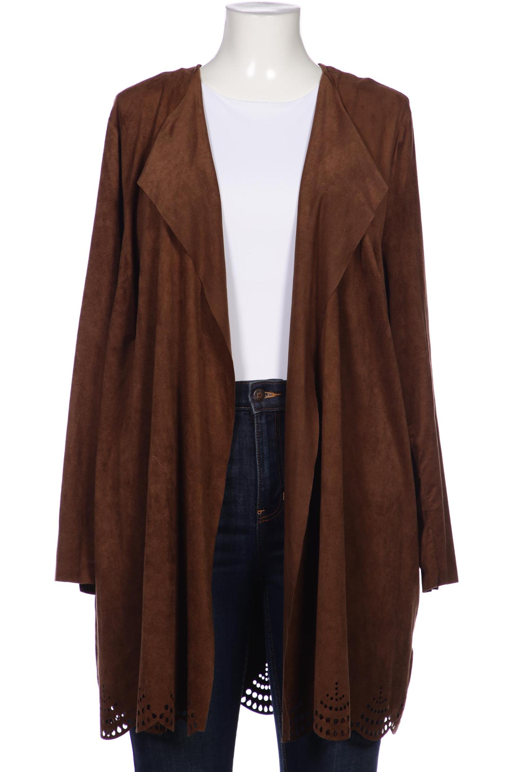

Miamoda Damen Strickjacke, braun, Gr. 56