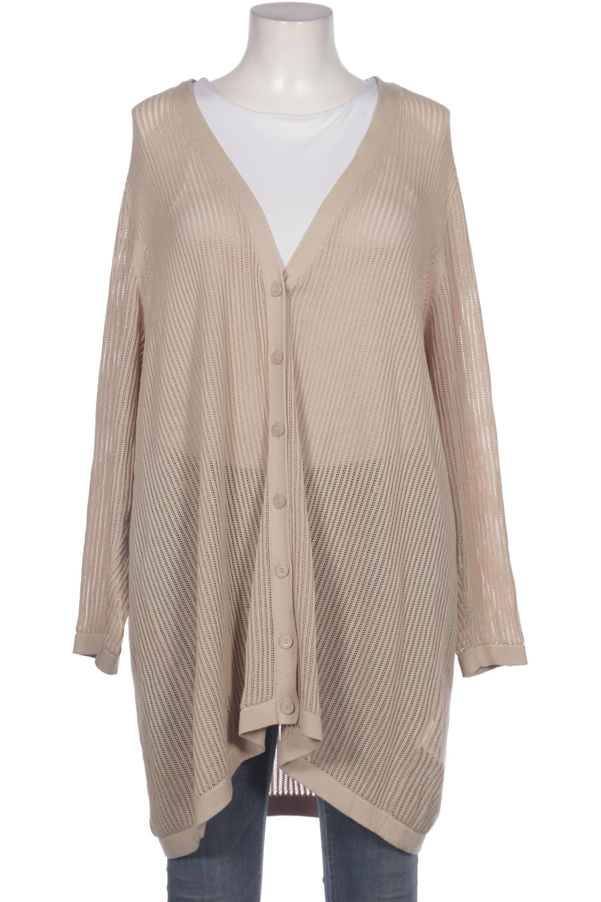 

Miamoda Damen Strickjacke, beige, Gr. 52