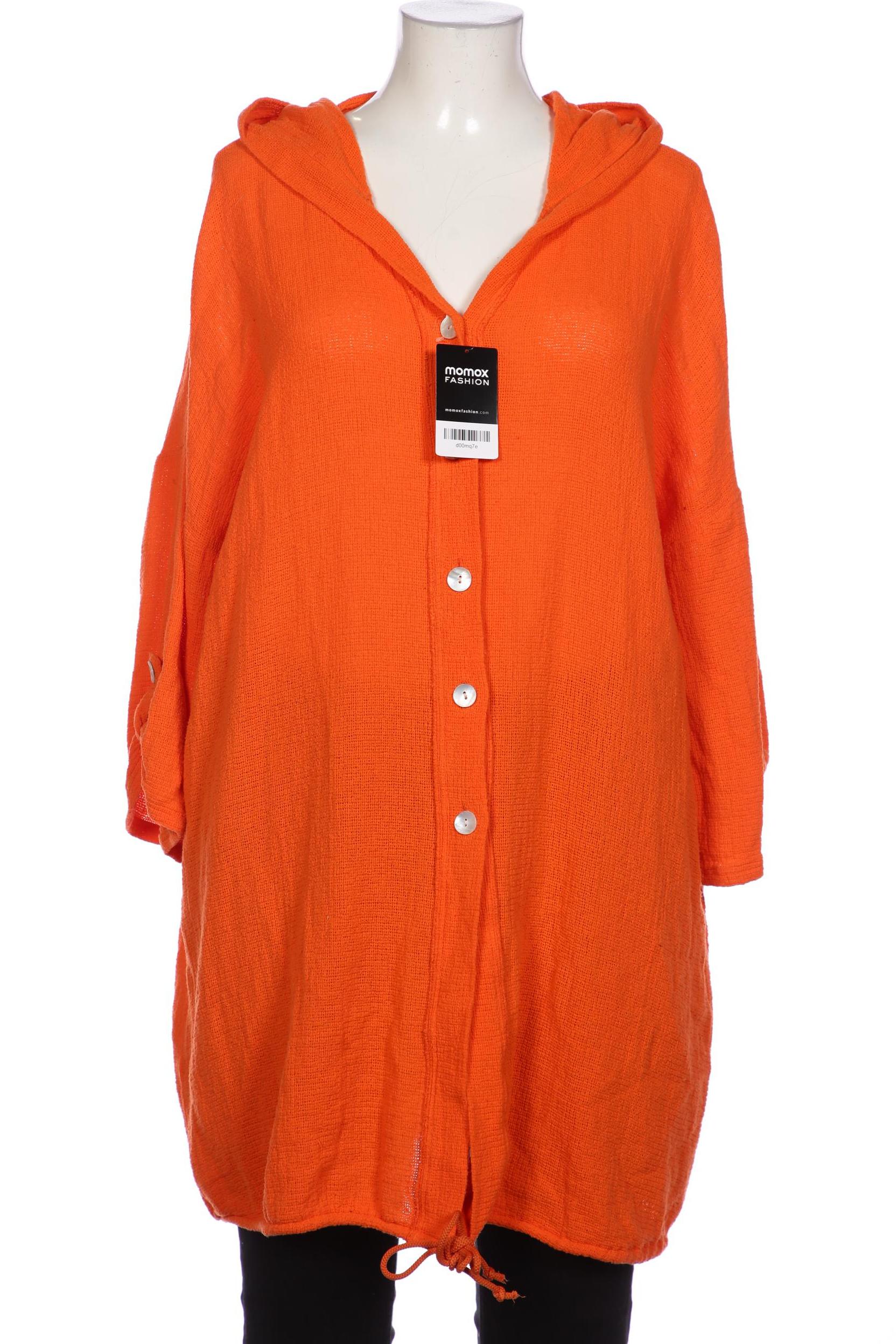 

Miamoda Damen Strickjacke, orange, Gr. 52