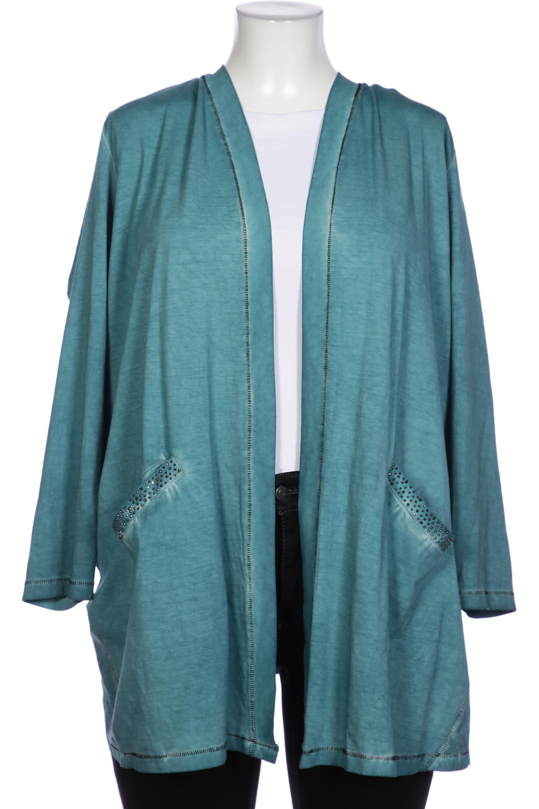 

Miamoda Damen Strickjacke, blau, Gr. 52