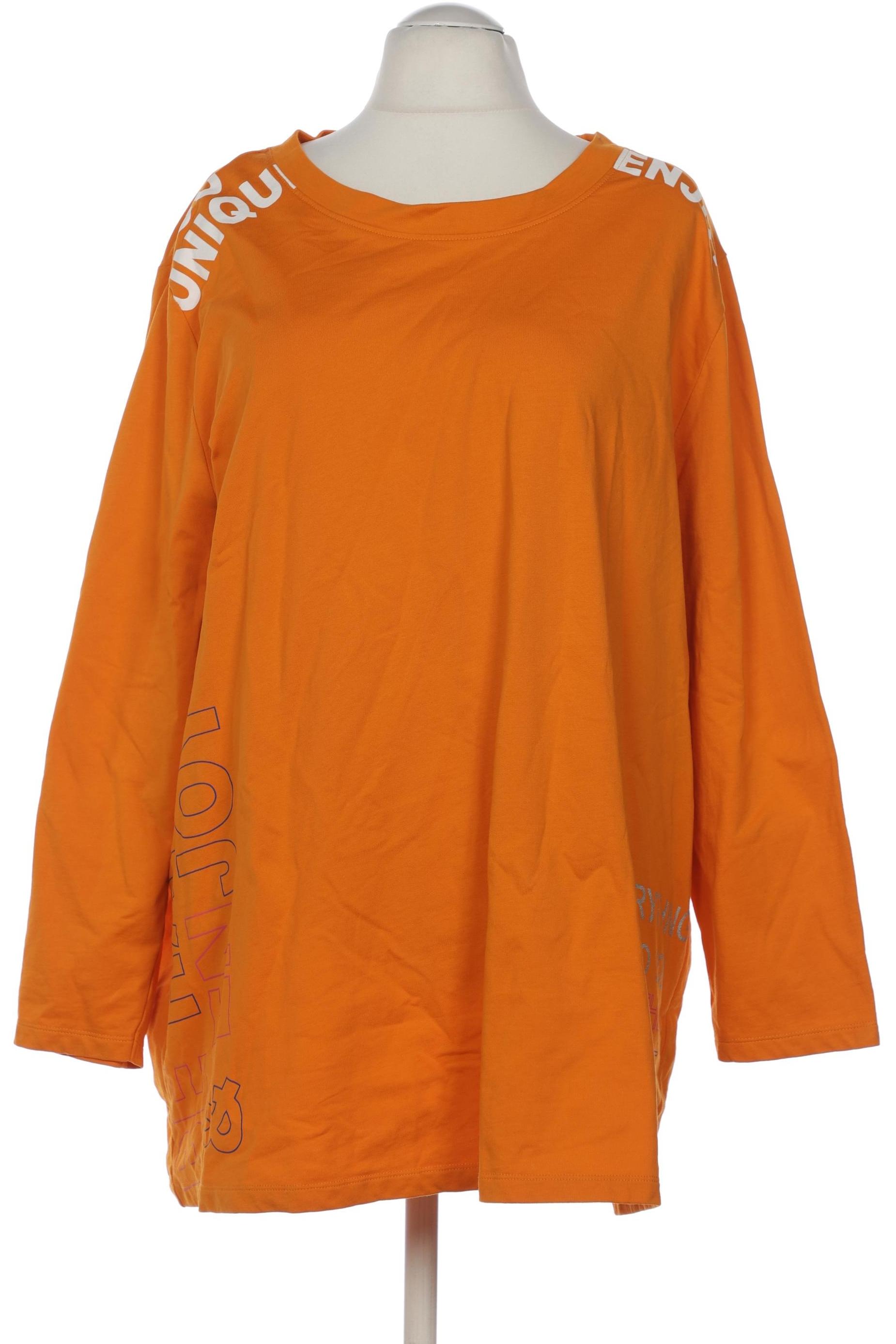 

Miamoda Damen Sweatshirt, orange, Gr. 56