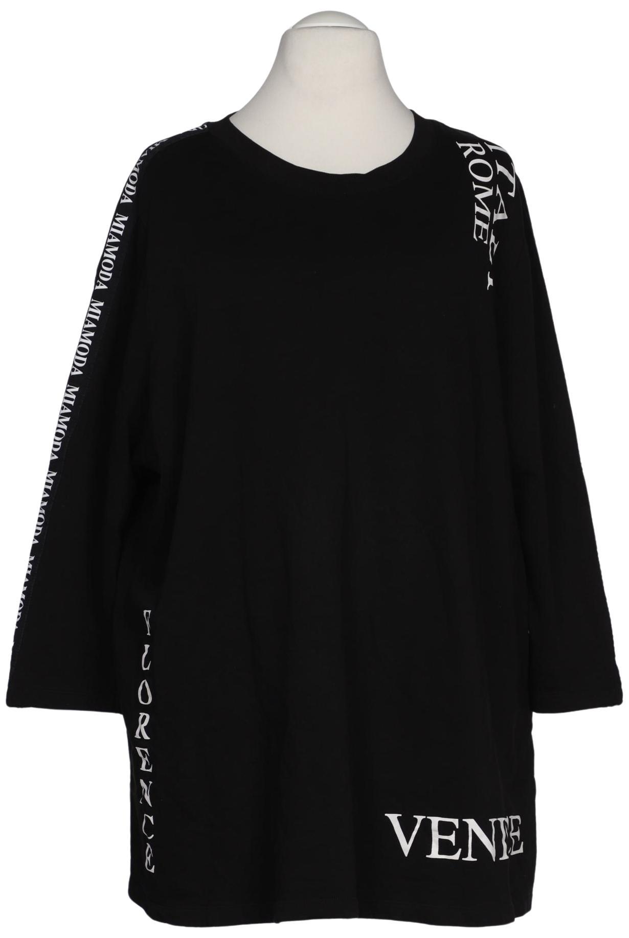 

Miamoda Damen Sweatshirt, schwarz, Gr. 58