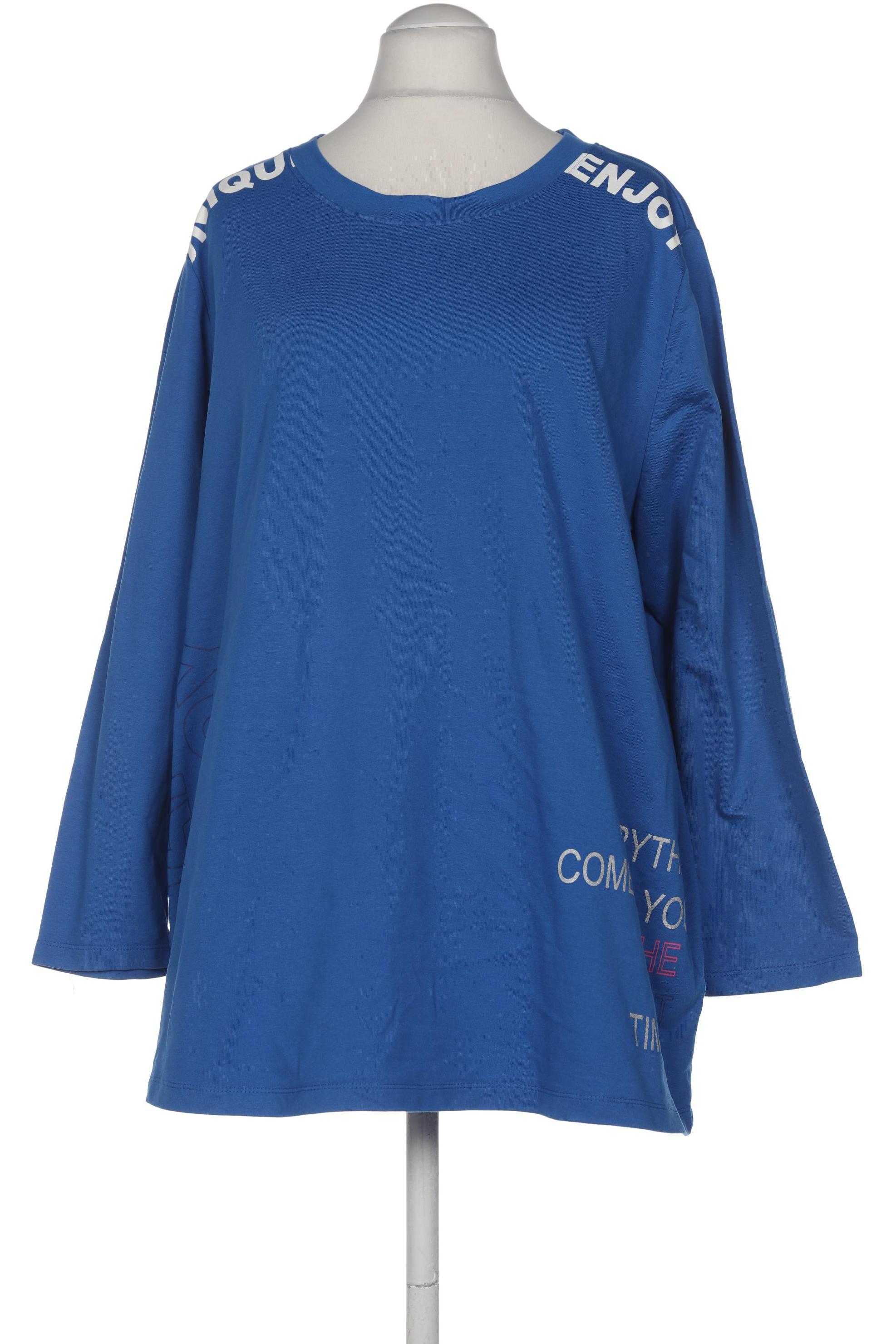 

Miamoda Damen Sweatshirt, blau, Gr. 54