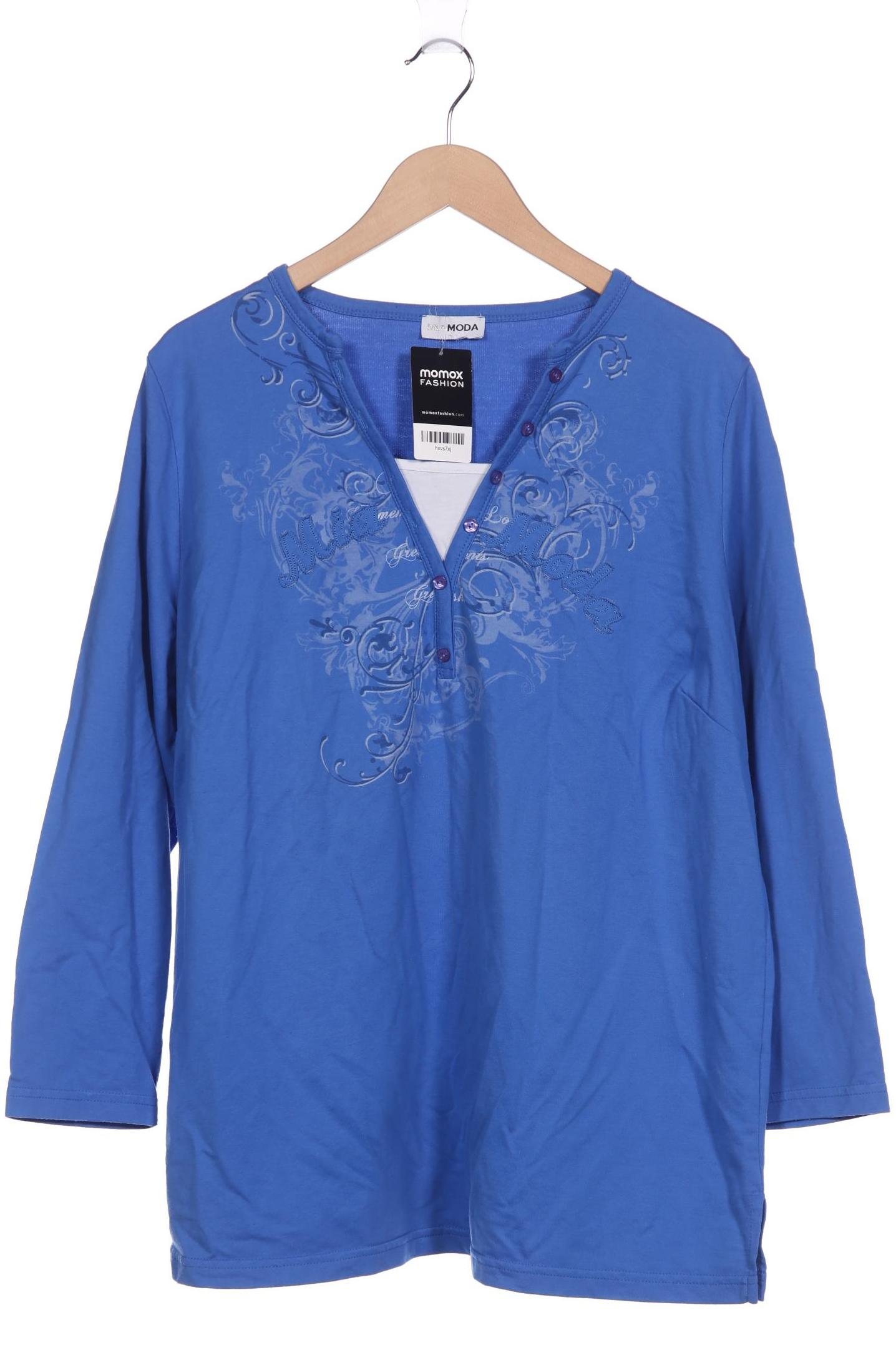 

Miamoda Damen Sweatshirt, blau, Gr. 48