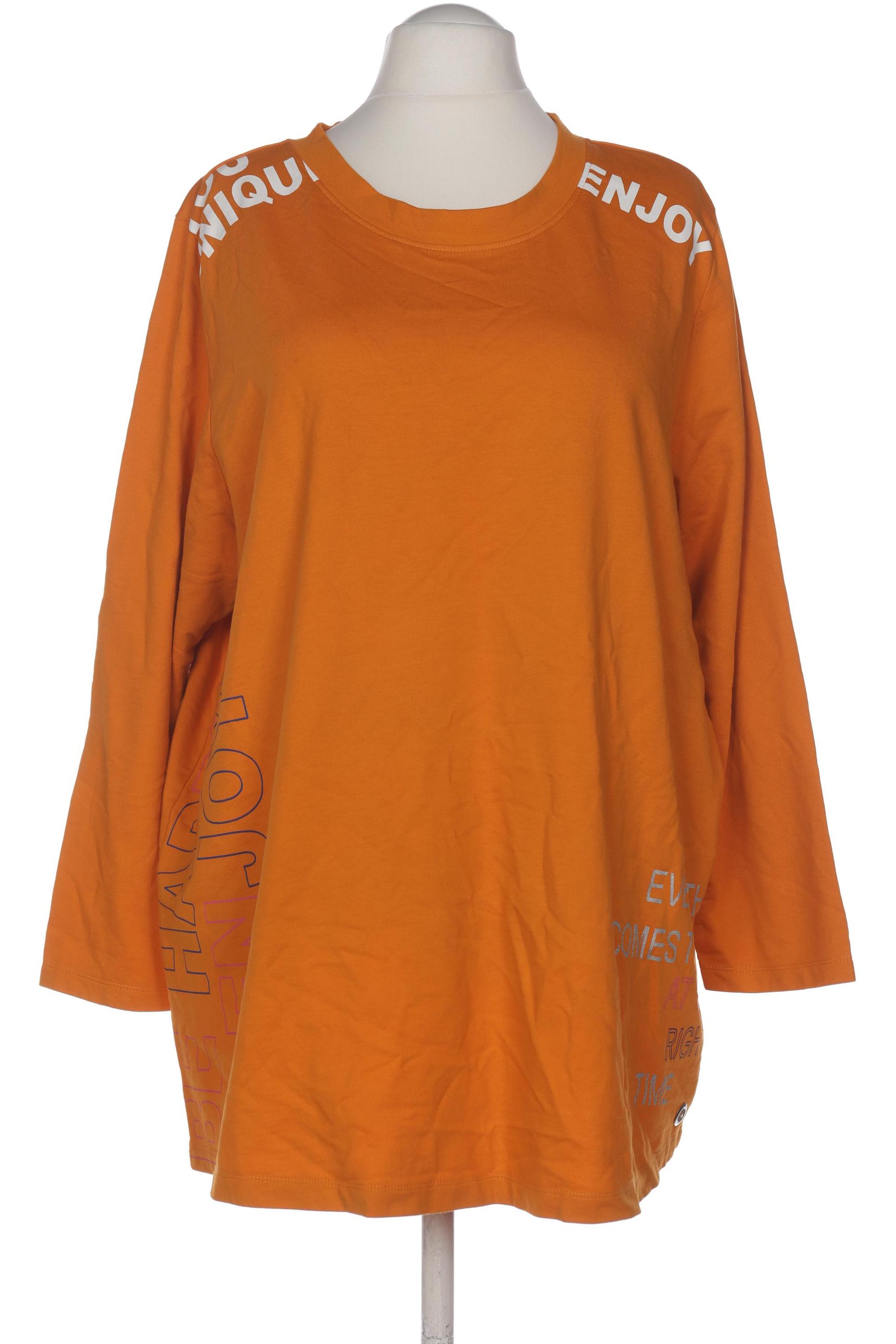 

Miamoda Damen Sweatshirt, orange, Gr. 54