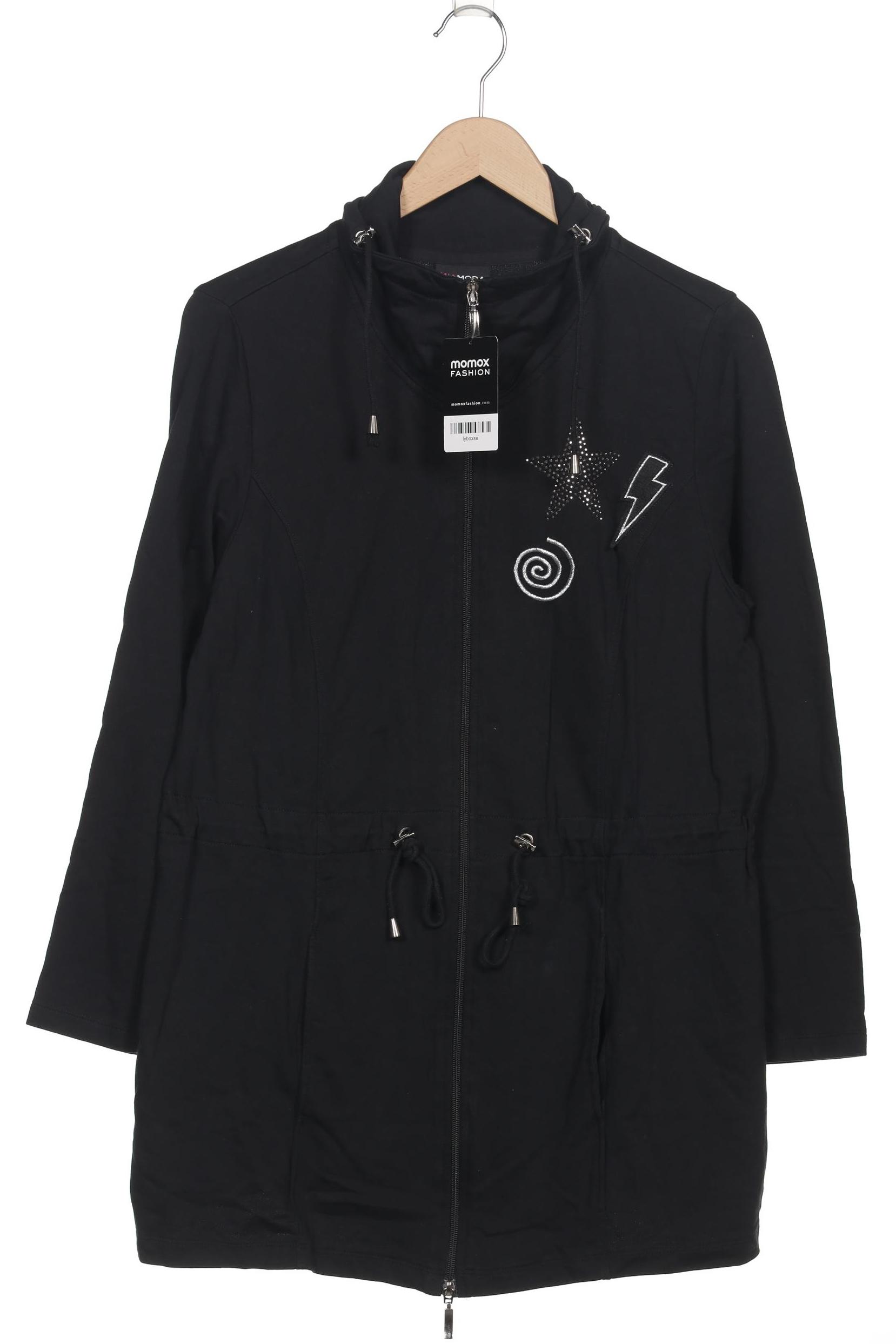 

Miamoda Damen Sweatshirt, schwarz, Gr. 44