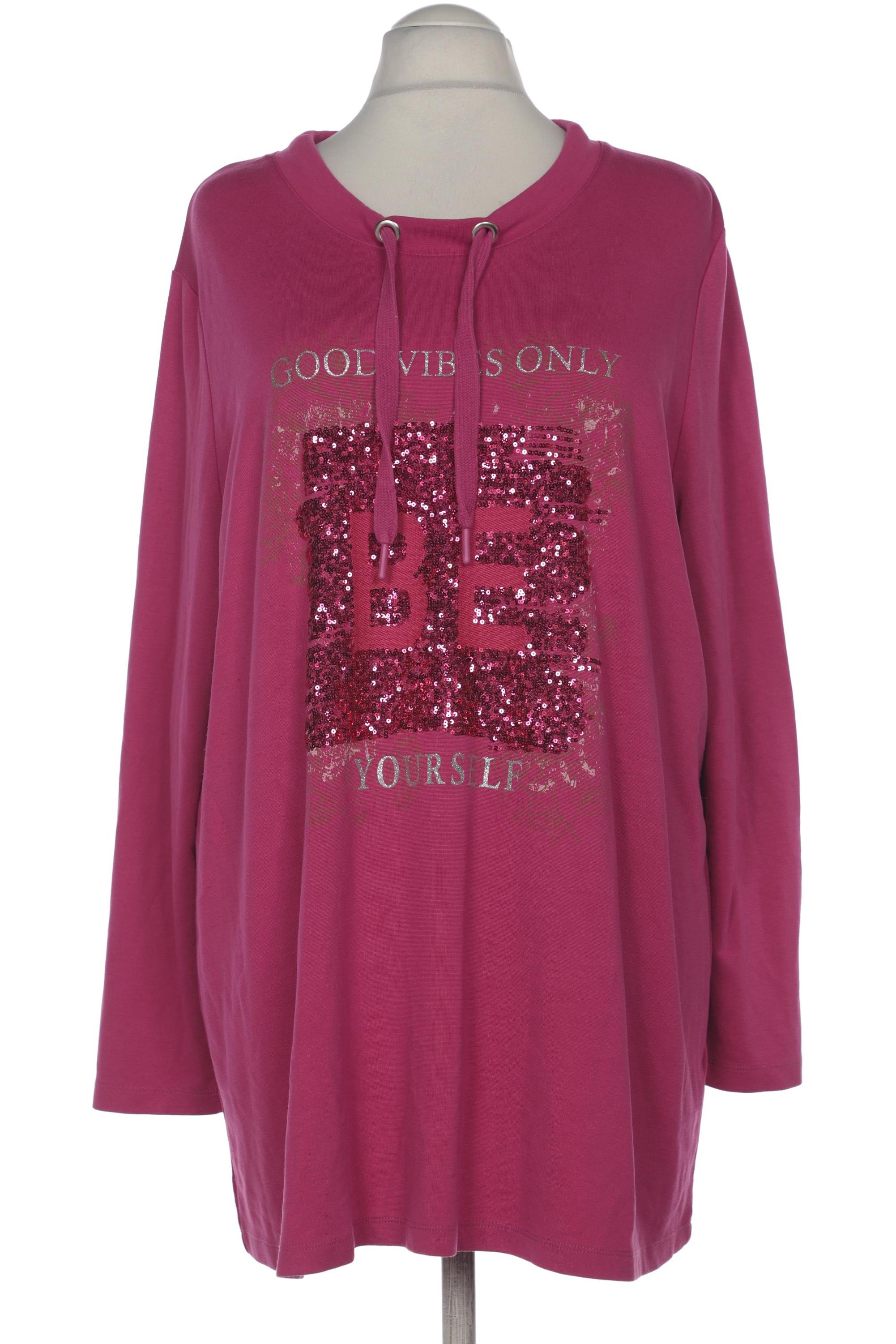 

Miamoda Damen Sweatshirt, pink, Gr. 54