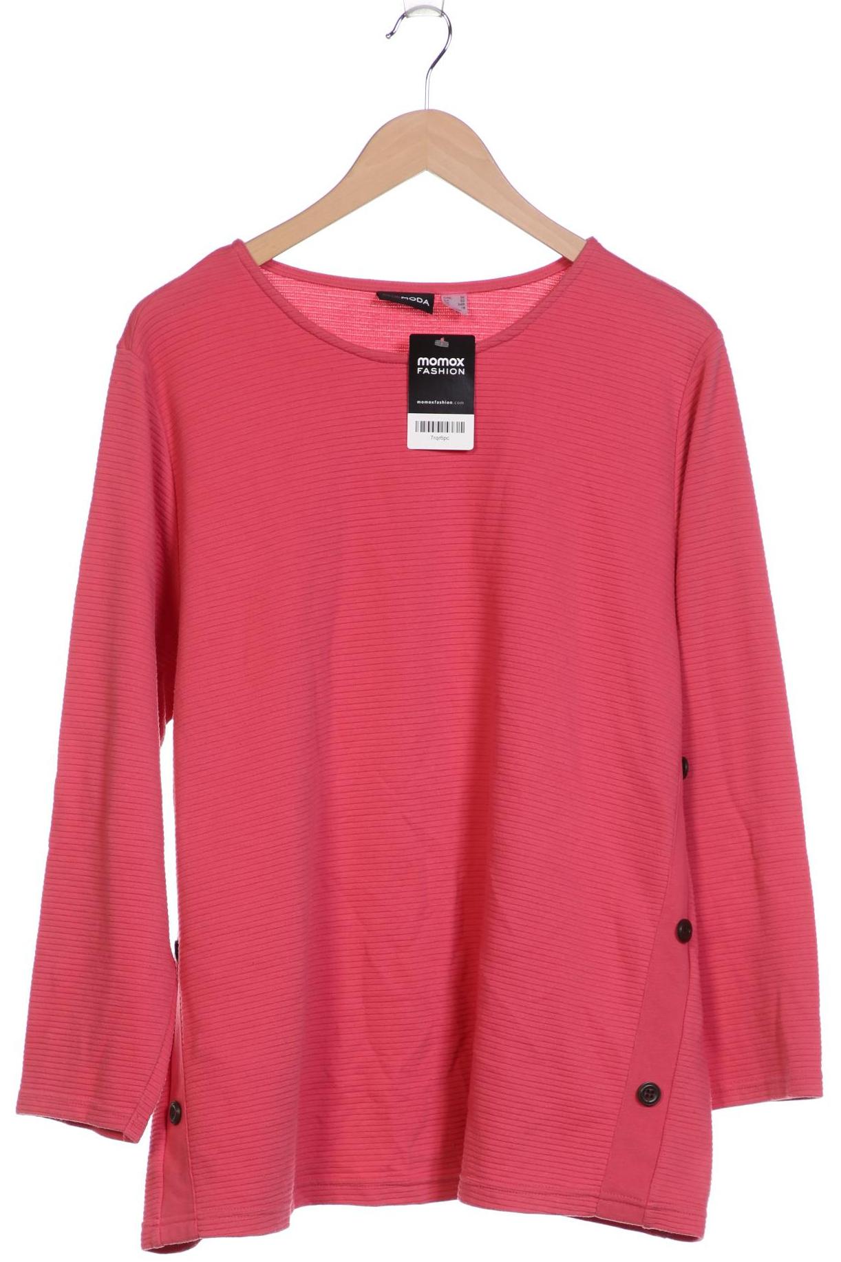 

Miamoda Damen Sweatshirt, pink, Gr. 50