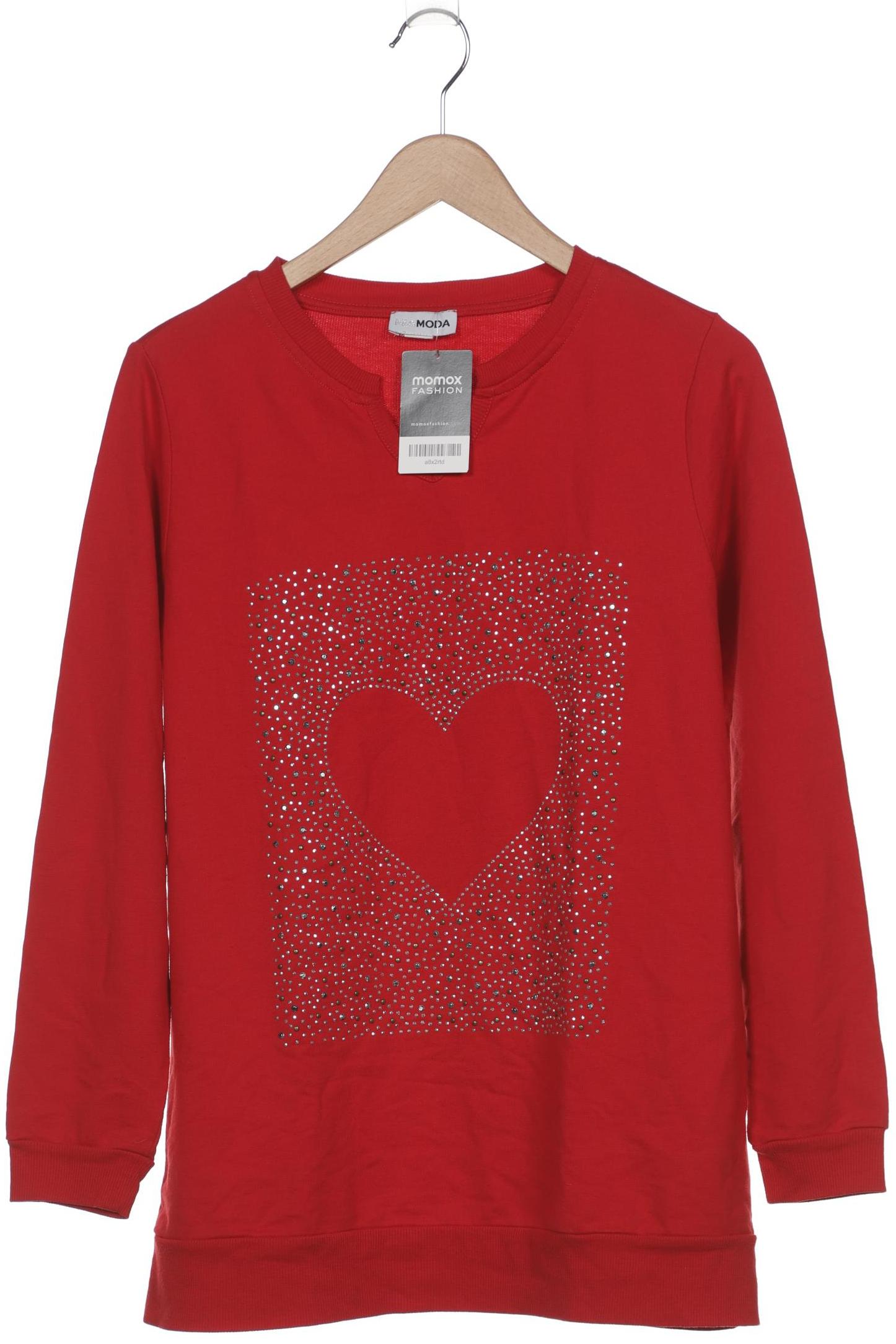 

Miamoda Damen Sweatshirt, rot, Gr. 44