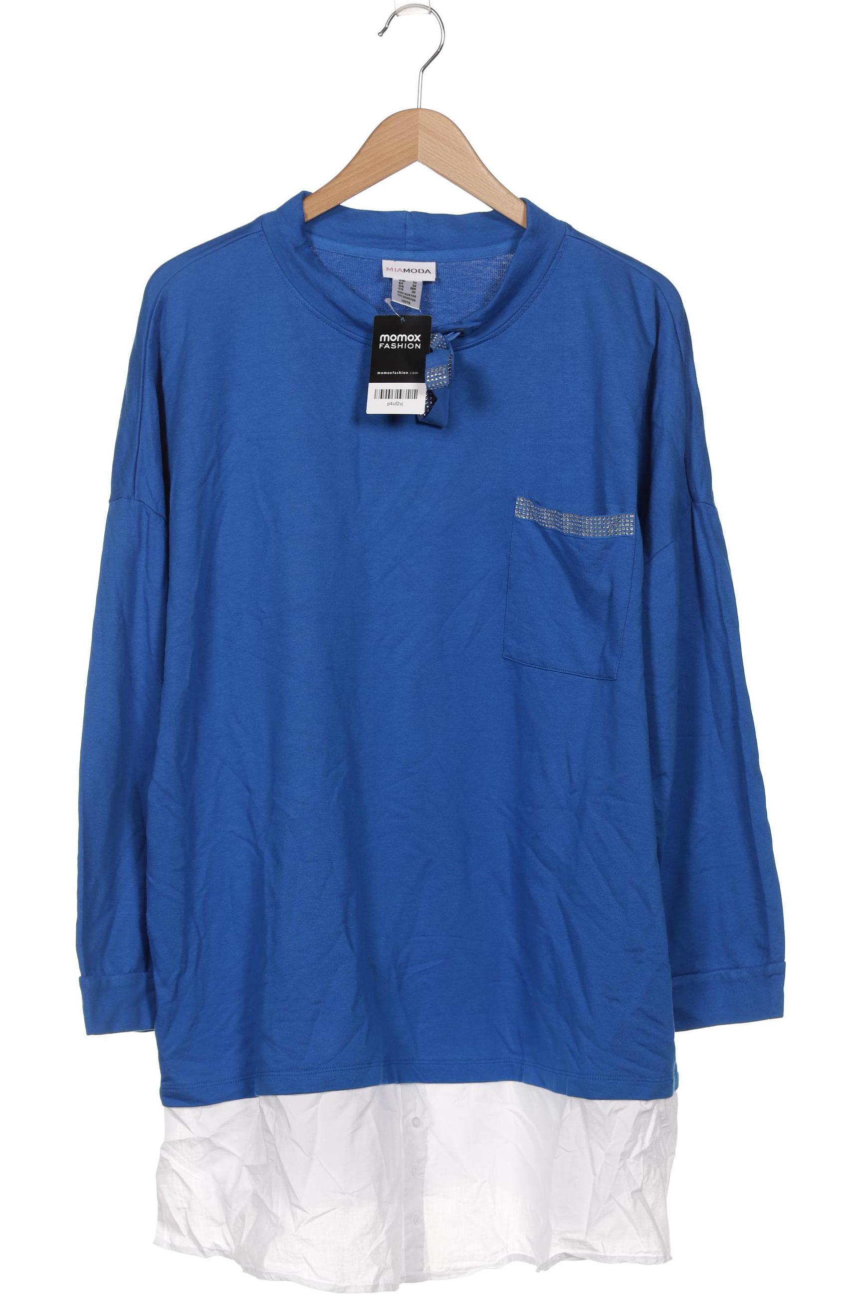 

Miamoda Damen Sweatshirt, blau, Gr. 52