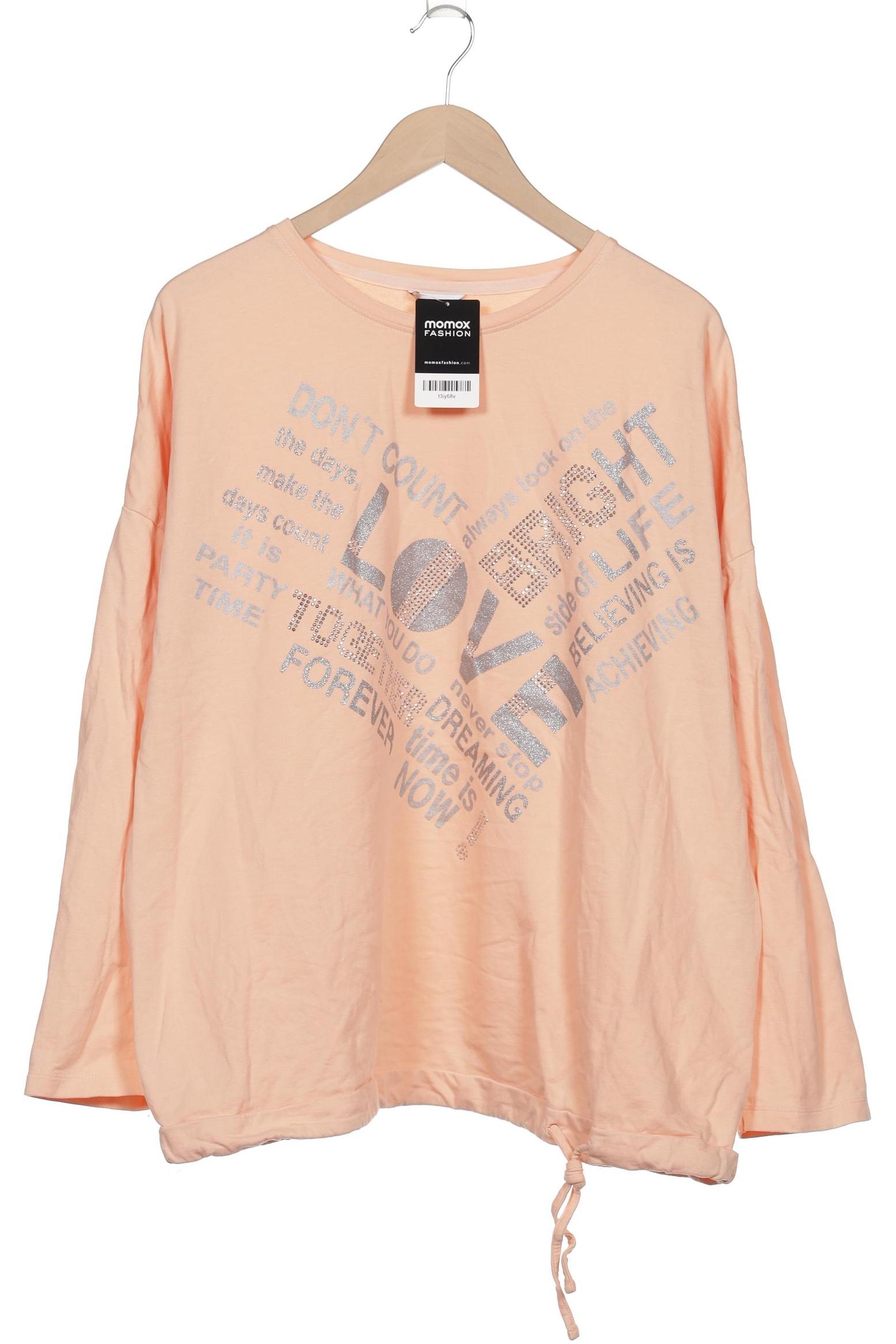

Miamoda Damen Sweatshirt, orange, Gr. 46
