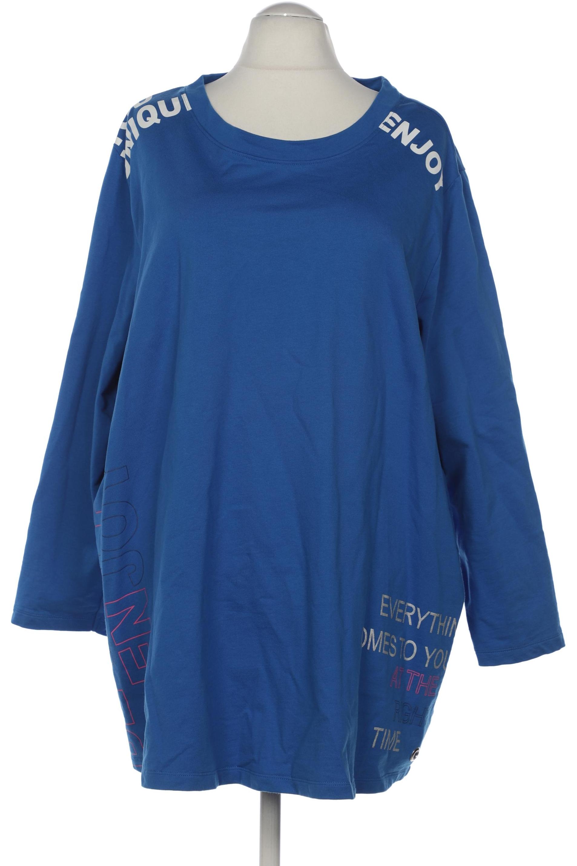 

Miamoda Damen Sweatshirt, blau, Gr. 56