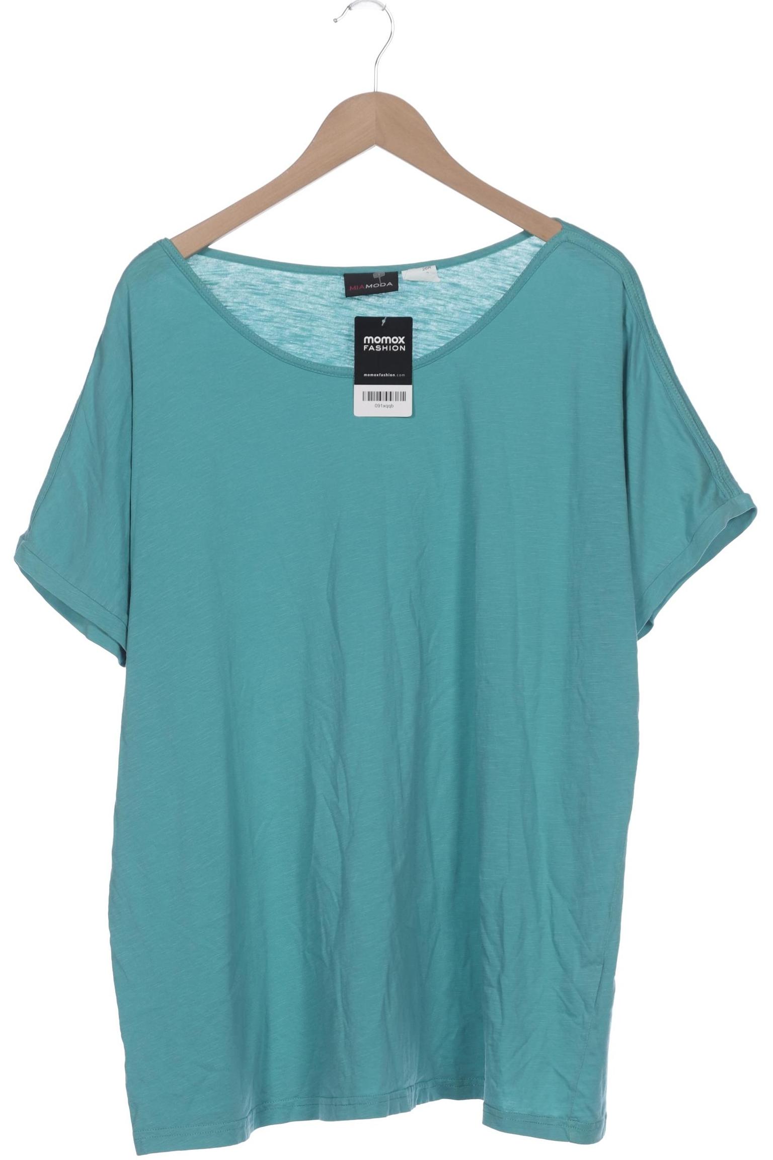 

Miamoda Damen T-Shirt, türkis, Gr. 52