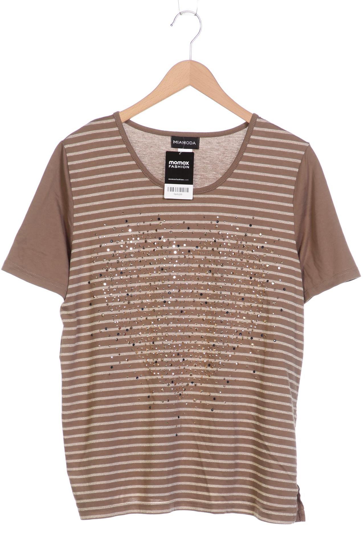 

MIAMODA Damen T-Shirt, braun