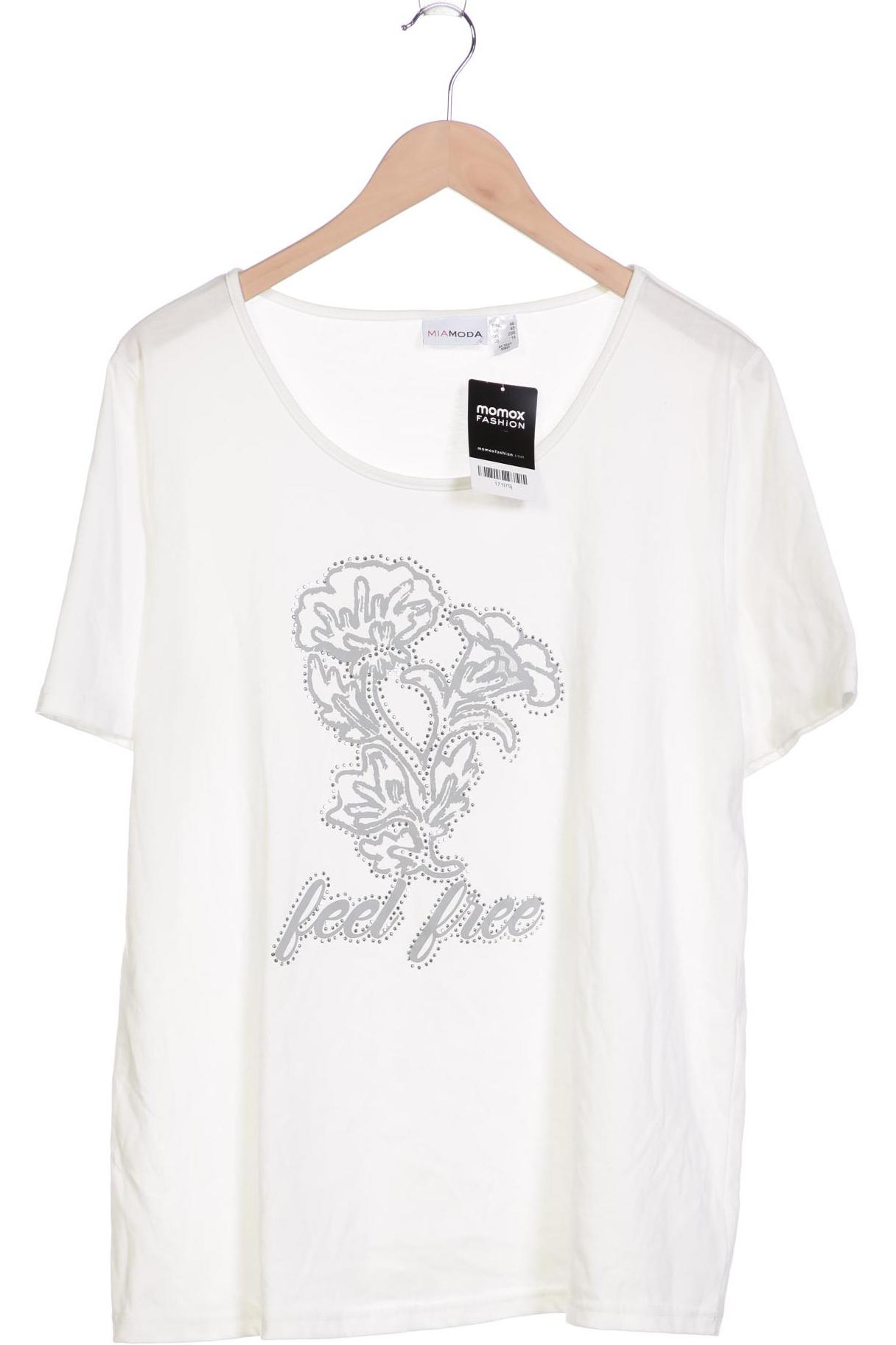 

MIAMODA Damen T-Shirt, weiß