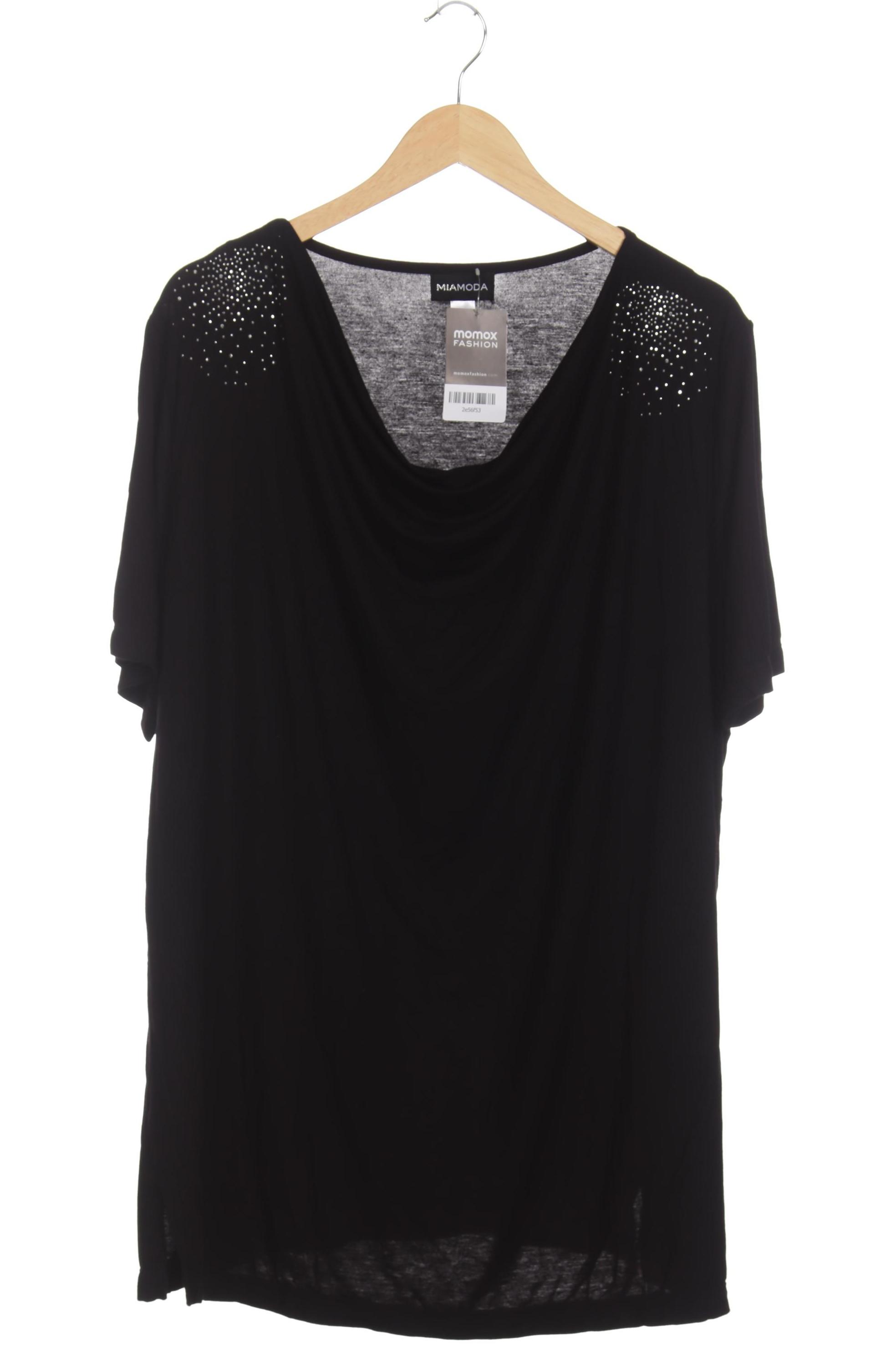 

Miamoda Damen T-Shirt, schwarz, Gr. 50