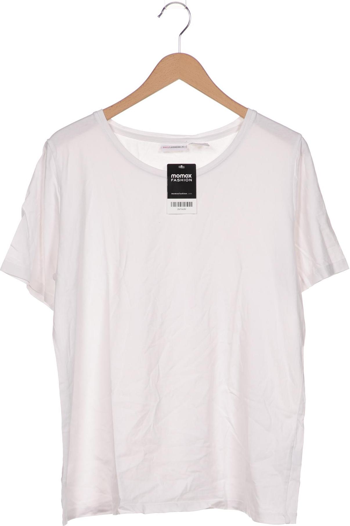 

Miamoda Damen T-Shirt, weiß, Gr. 46