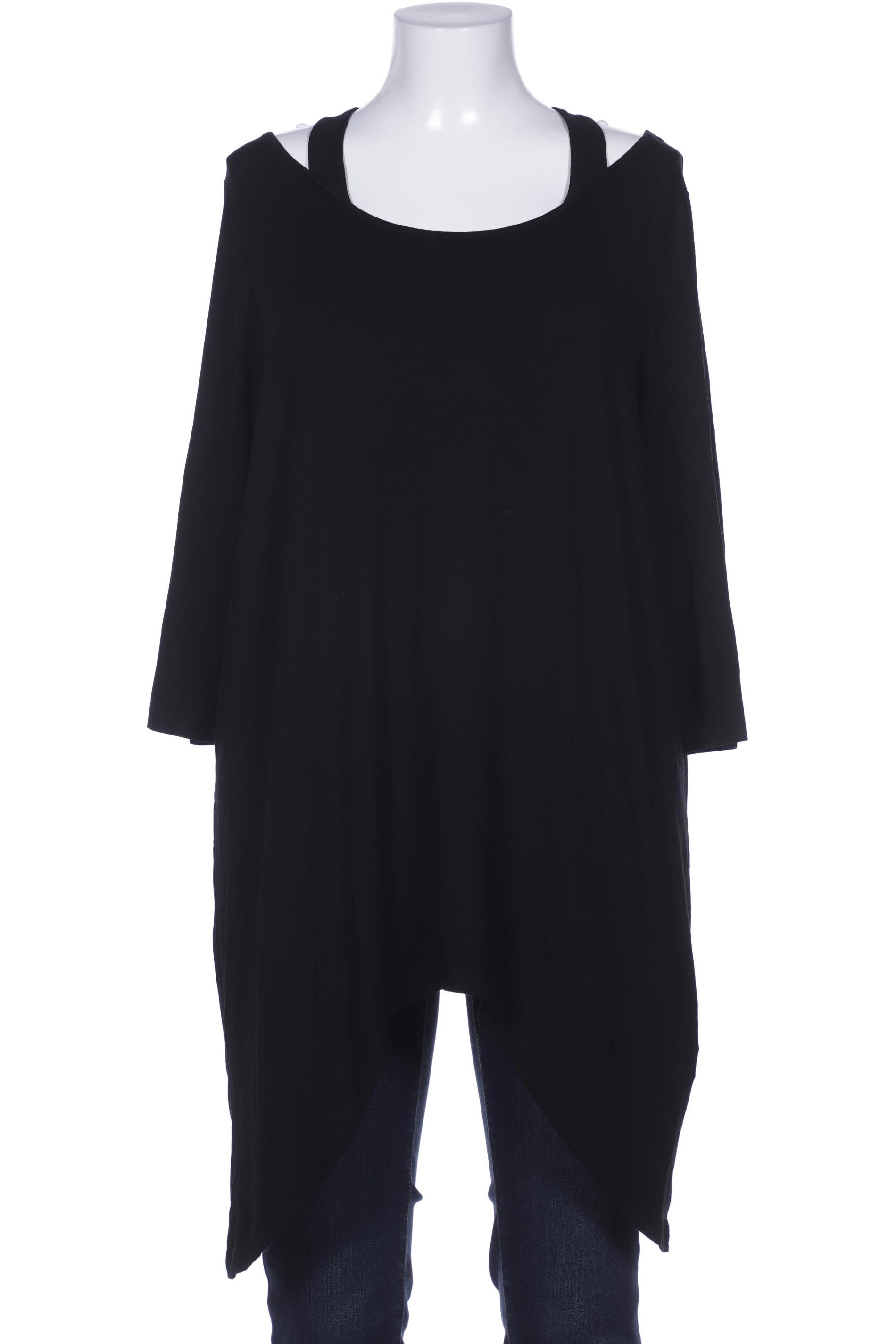 

Miamoda Damen T-Shirt, schwarz, Gr. 48