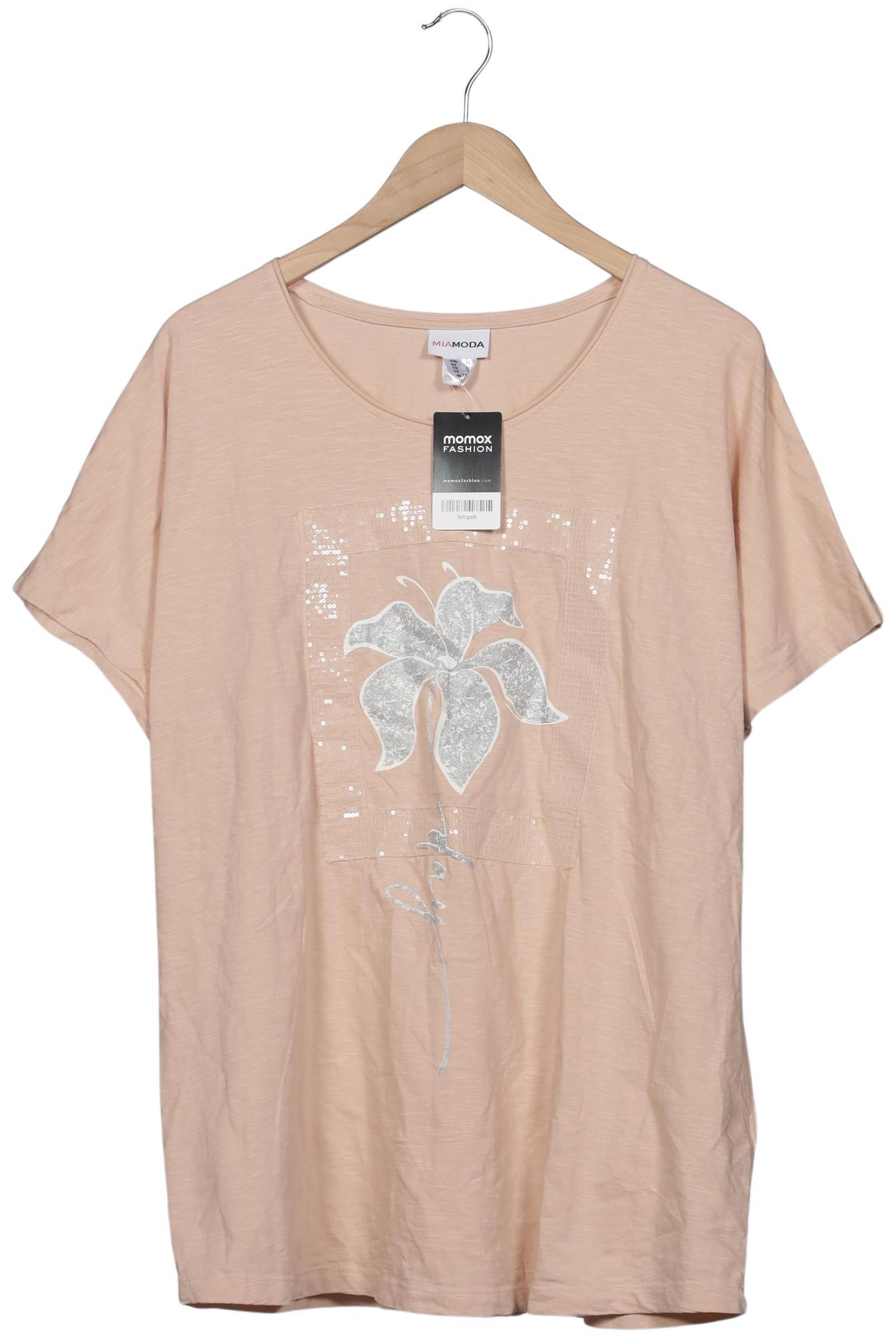 

Miamoda Damen T-Shirt, orange, Gr. 50