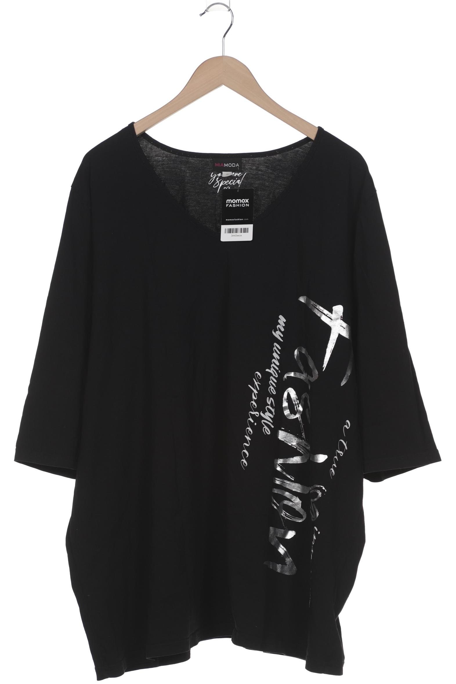 

Miamoda Damen T-Shirt, schwarz, Gr. 60