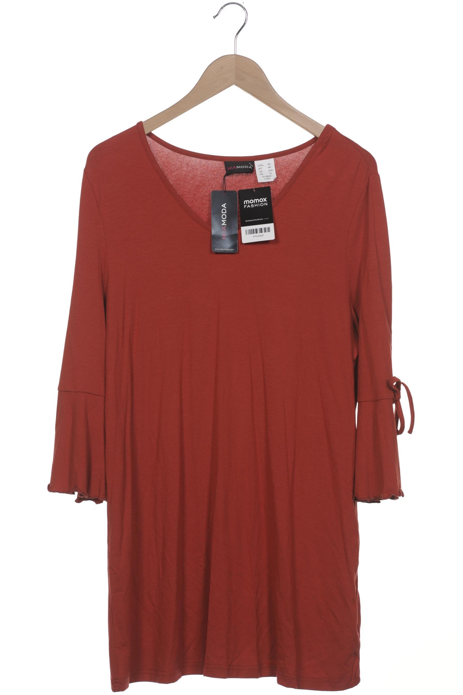 

Miamoda Damen T-Shirt, braun, Gr. 46