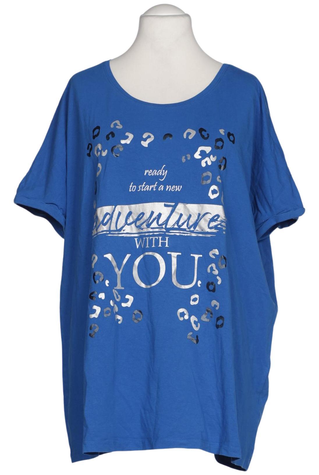 

Miamoda Damen T-Shirt, blau, Gr. 56