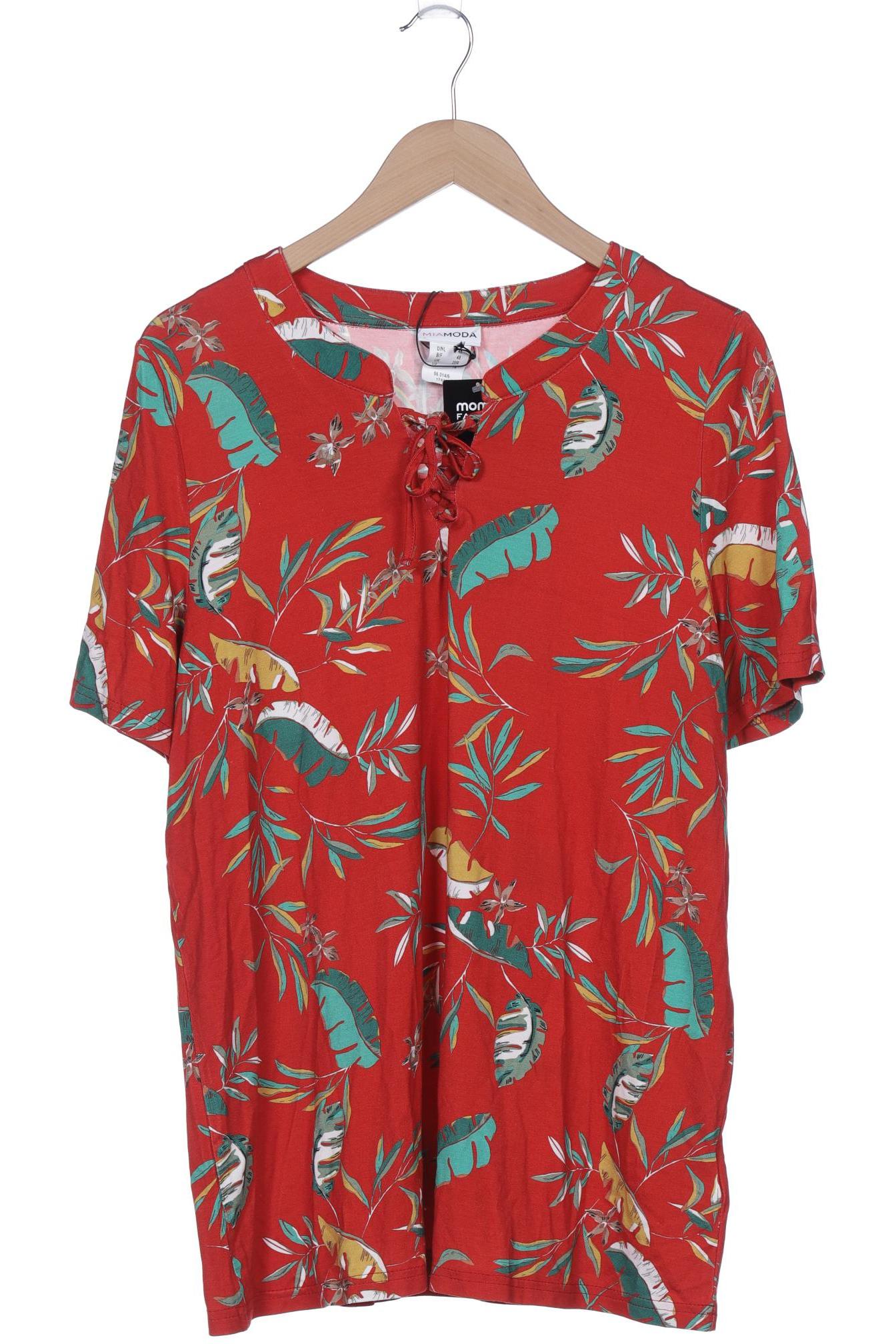 

Miamoda Damen T-Shirt, rot, Gr. 46