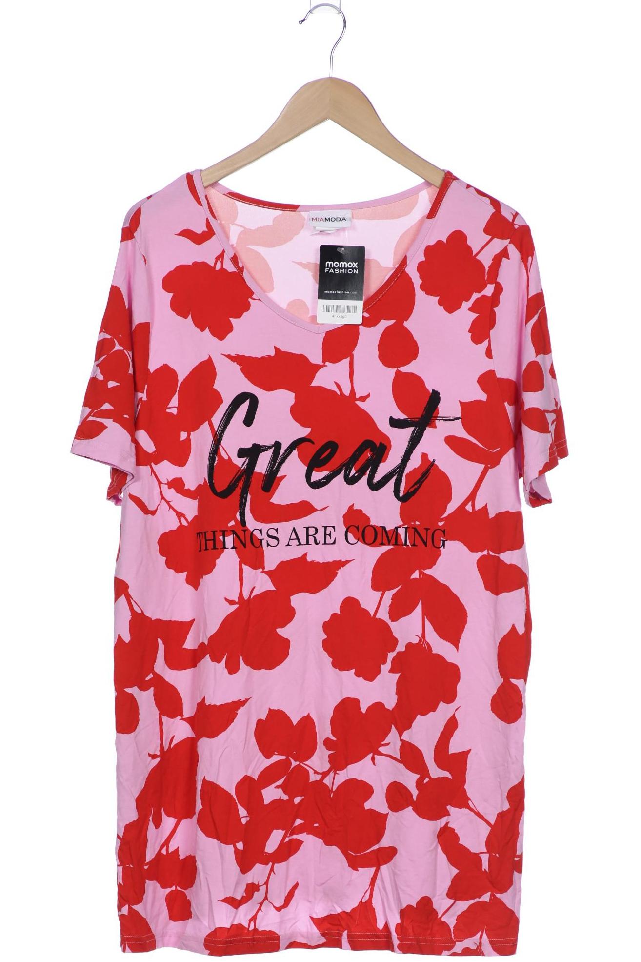 

Miamoda Damen T-Shirt, pink, Gr. 48