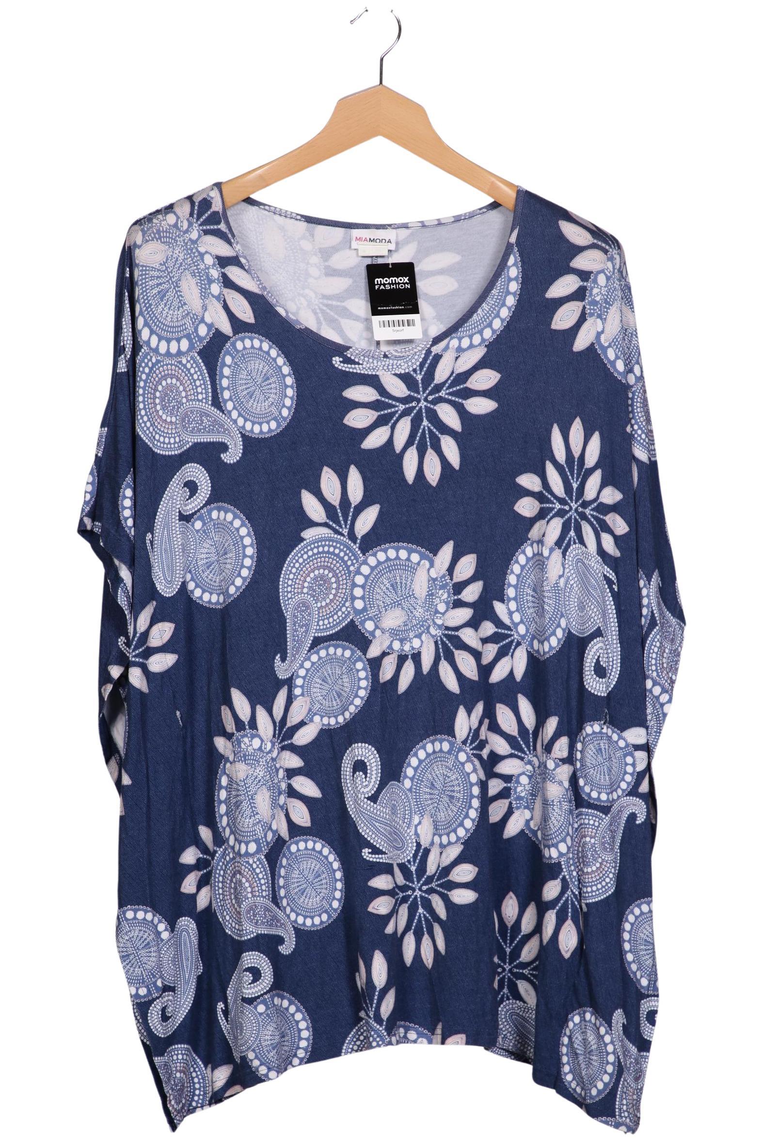 

Miamoda Damen T-Shirt, marineblau, Gr. 44