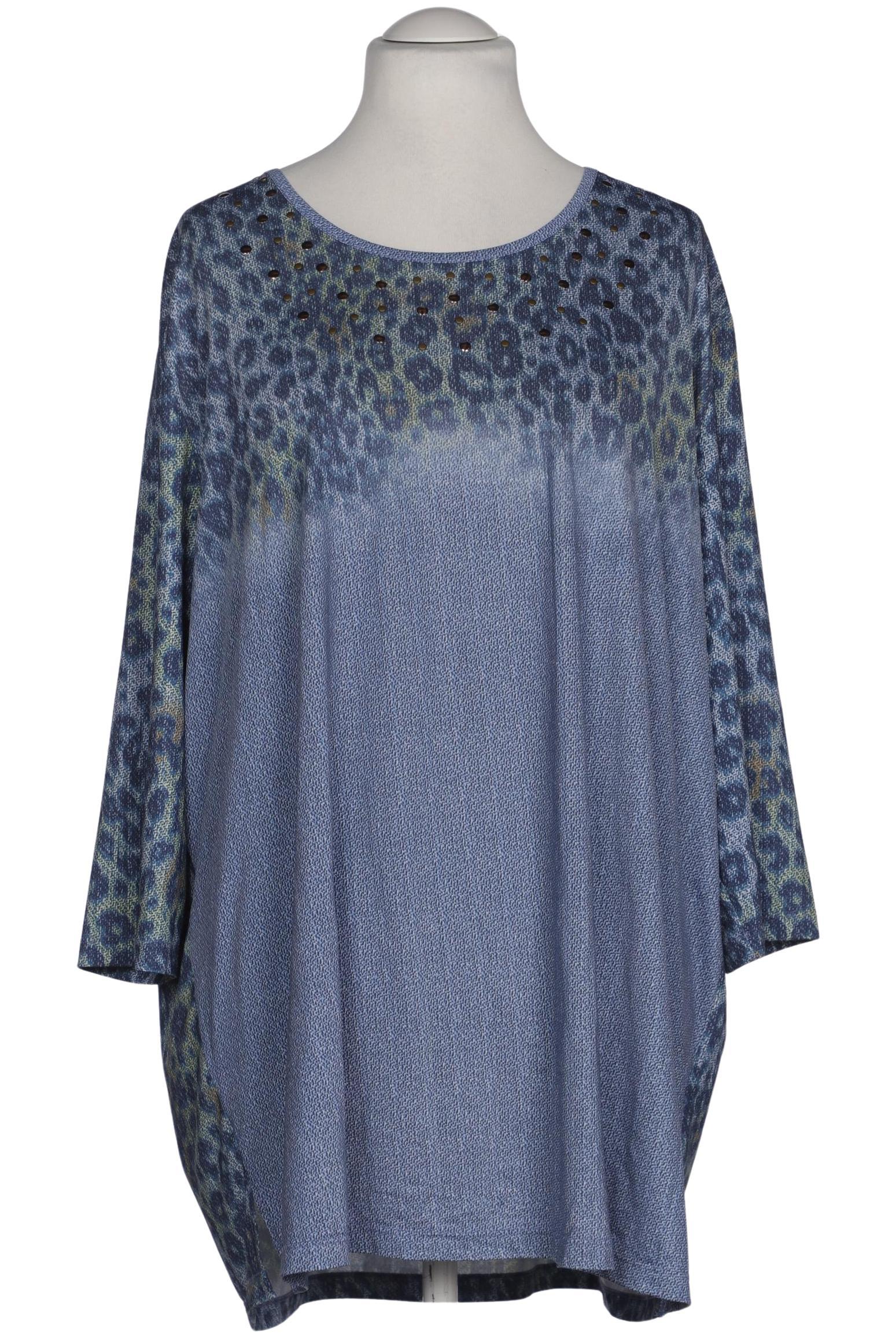 

Miamoda Damen T-Shirt, blau, Gr. 56