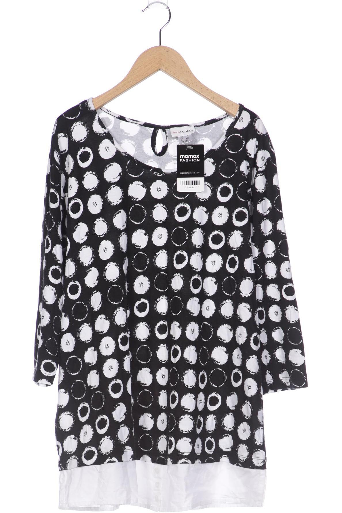 

Miamoda Damen T-Shirt, schwarz, Gr. 48