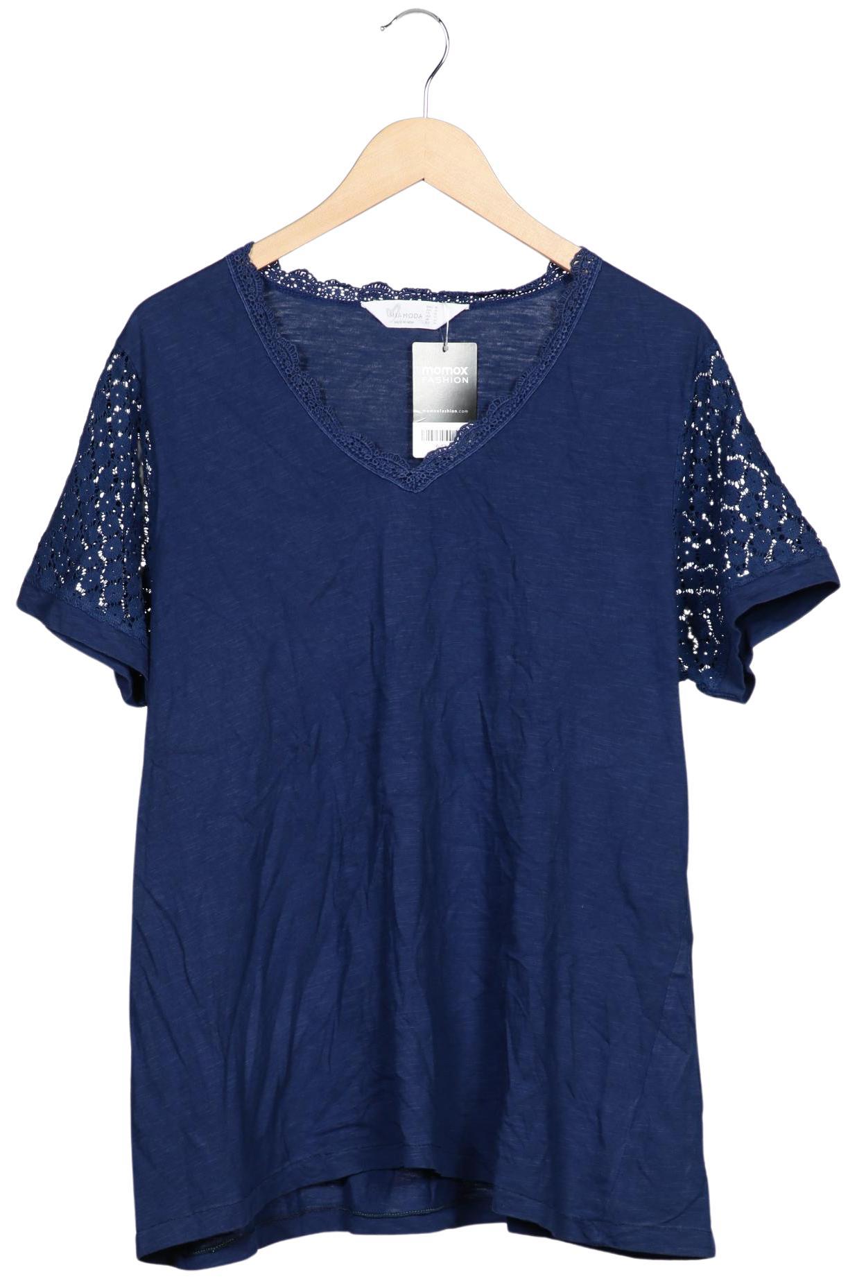 

Miamoda Damen T-Shirt, marineblau, Gr. 48