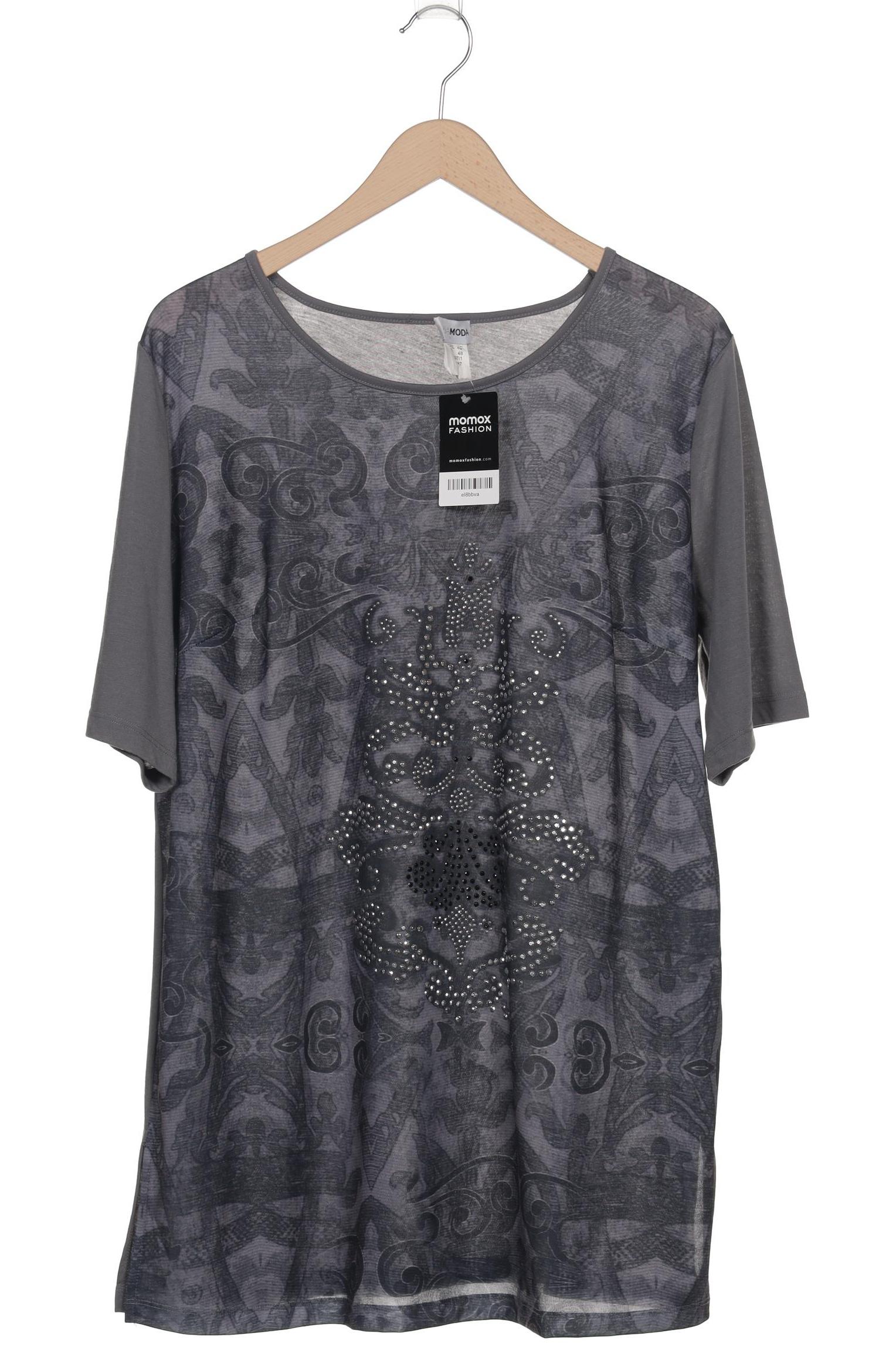 

Miamoda Damen T-Shirt, grau, Gr. 46