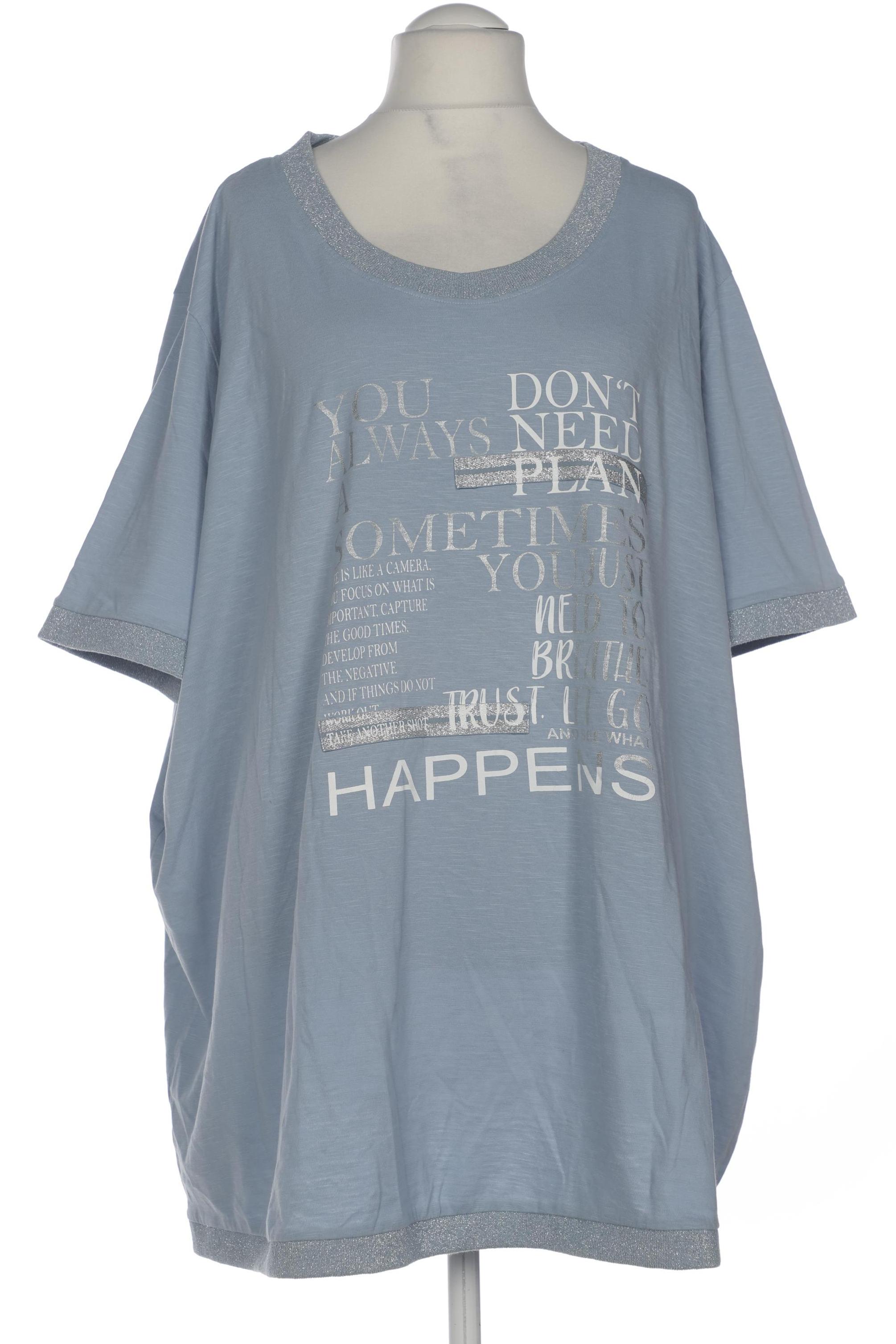 

Miamoda Damen T-Shirt, blau, Gr. 62