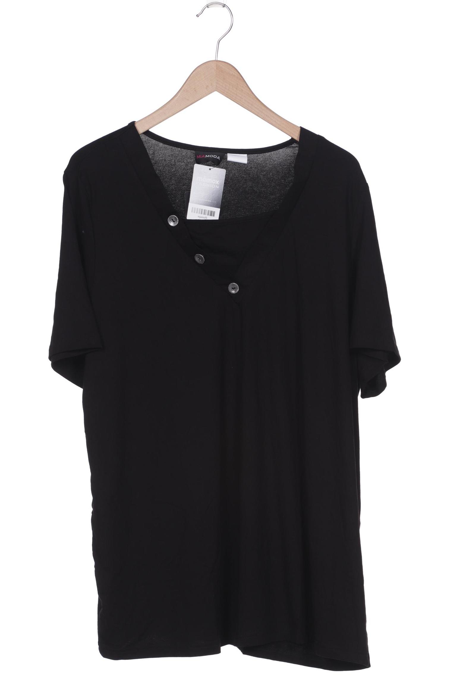 

Miamoda Damen T-Shirt, schwarz, Gr. 52