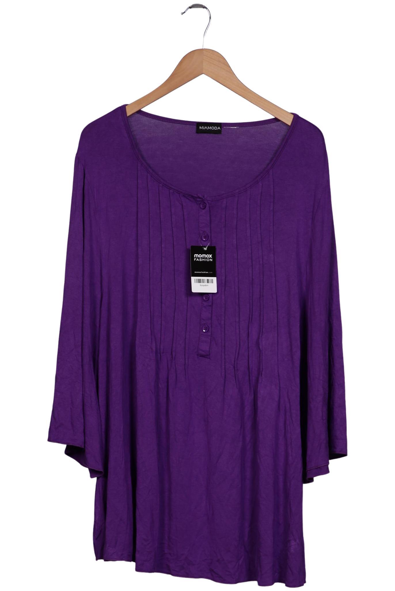 

Miamoda Damen T-Shirt, flieder, Gr. 48