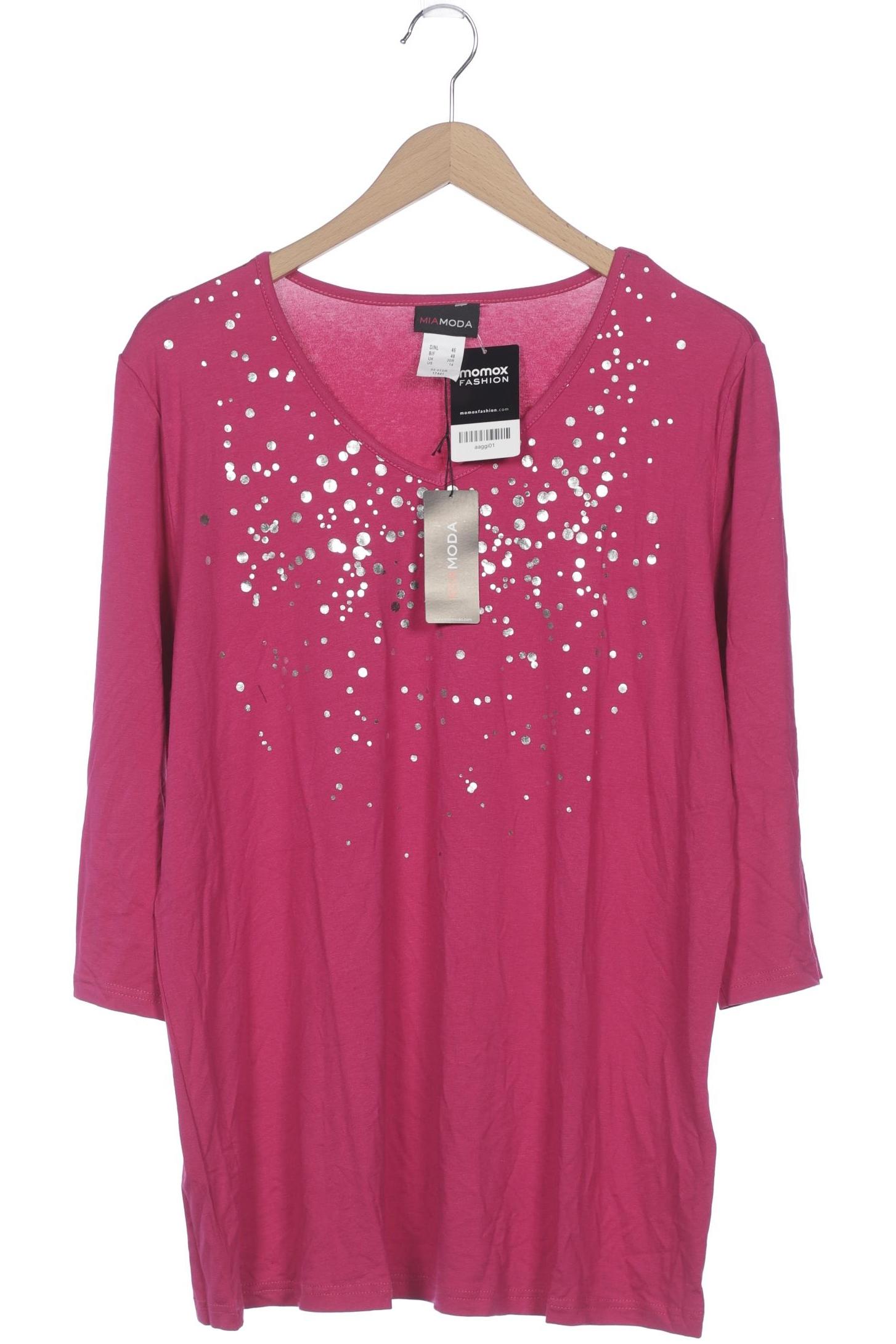 

Miamoda Damen T-Shirt, pink, Gr. 46