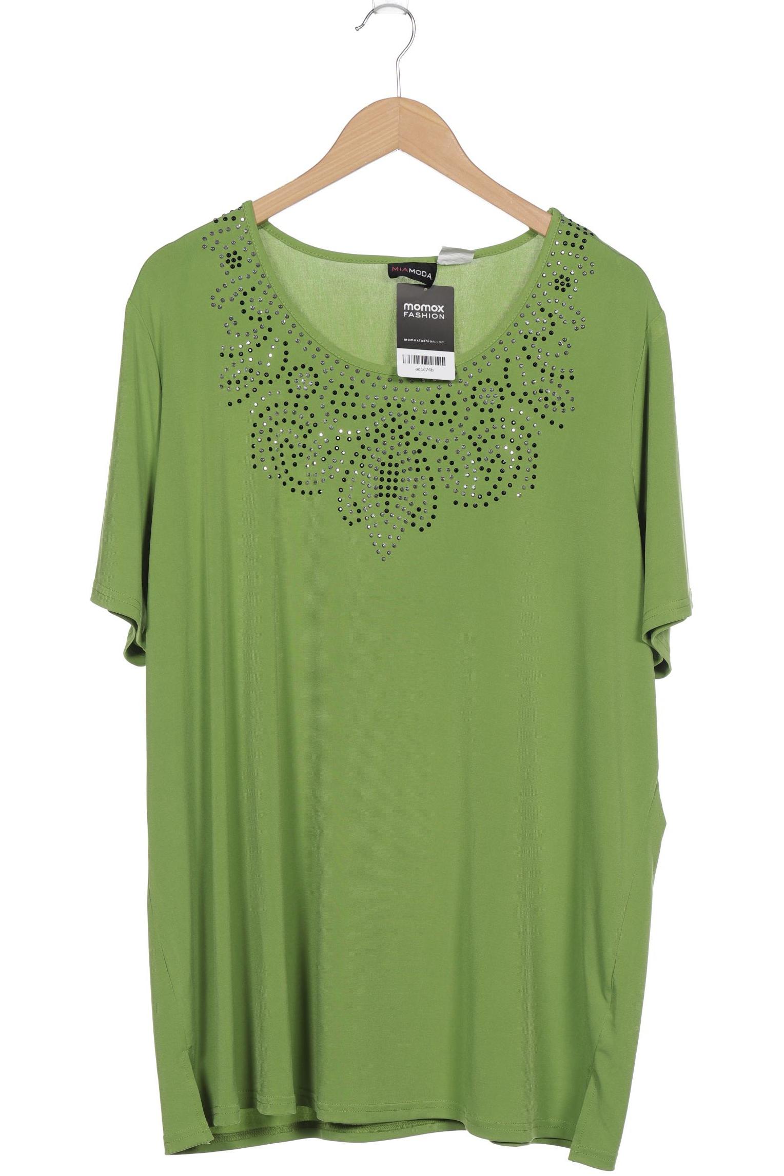 

Miamoda Damen T-Shirt, grün, Gr. 52