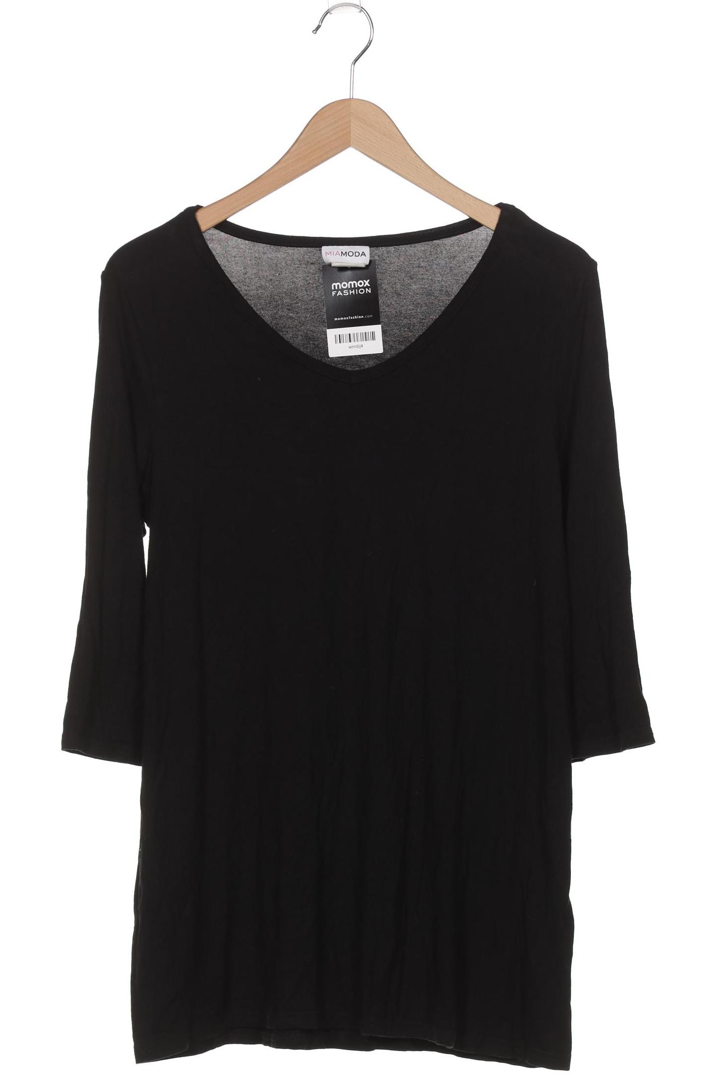 

Miamoda Damen T-Shirt, schwarz, Gr. 42