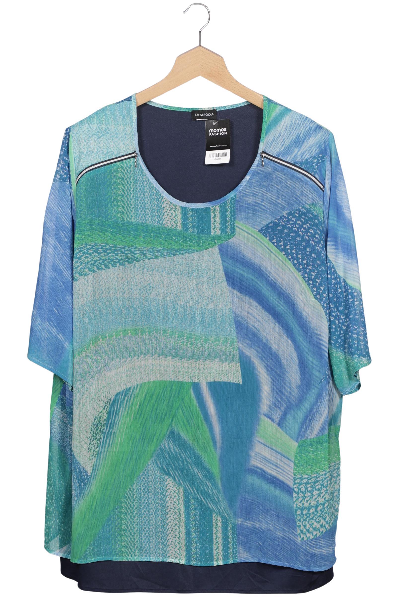 

Miamoda Damen T-Shirt, blau, Gr. 60